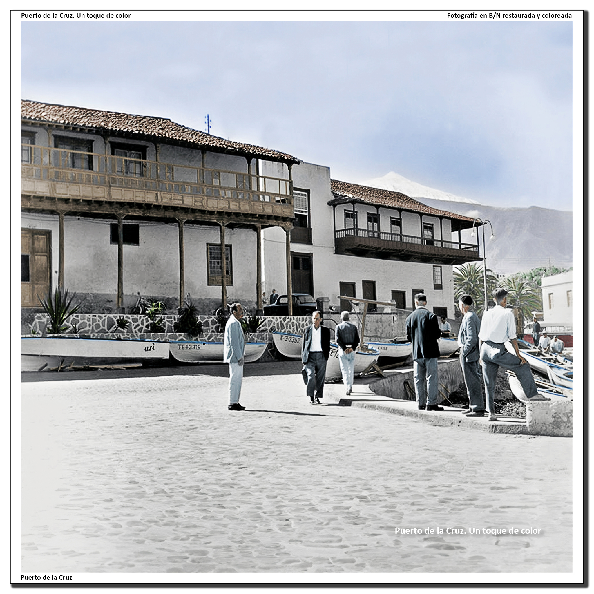 Las viejas casonas junto al muelle – 1960