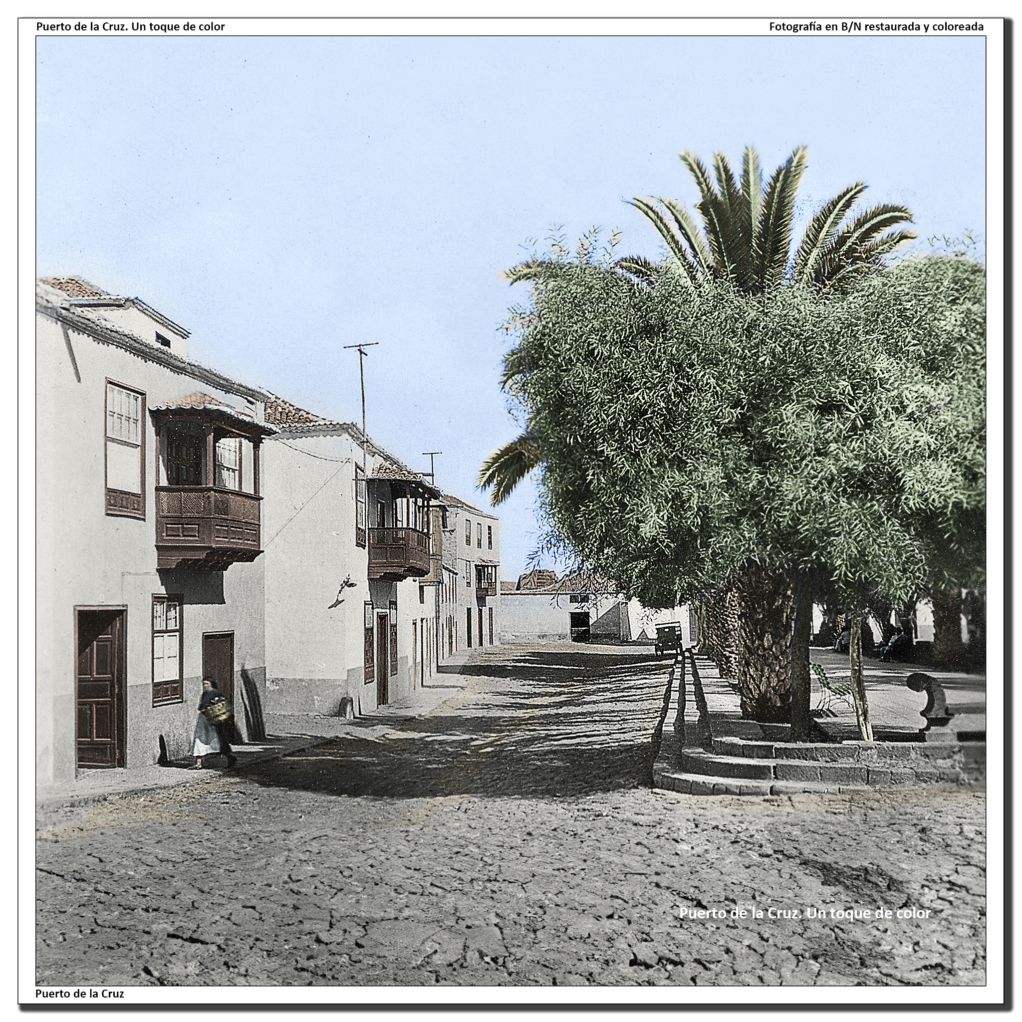 Costado oeste de la Plaza del Charco – 1925