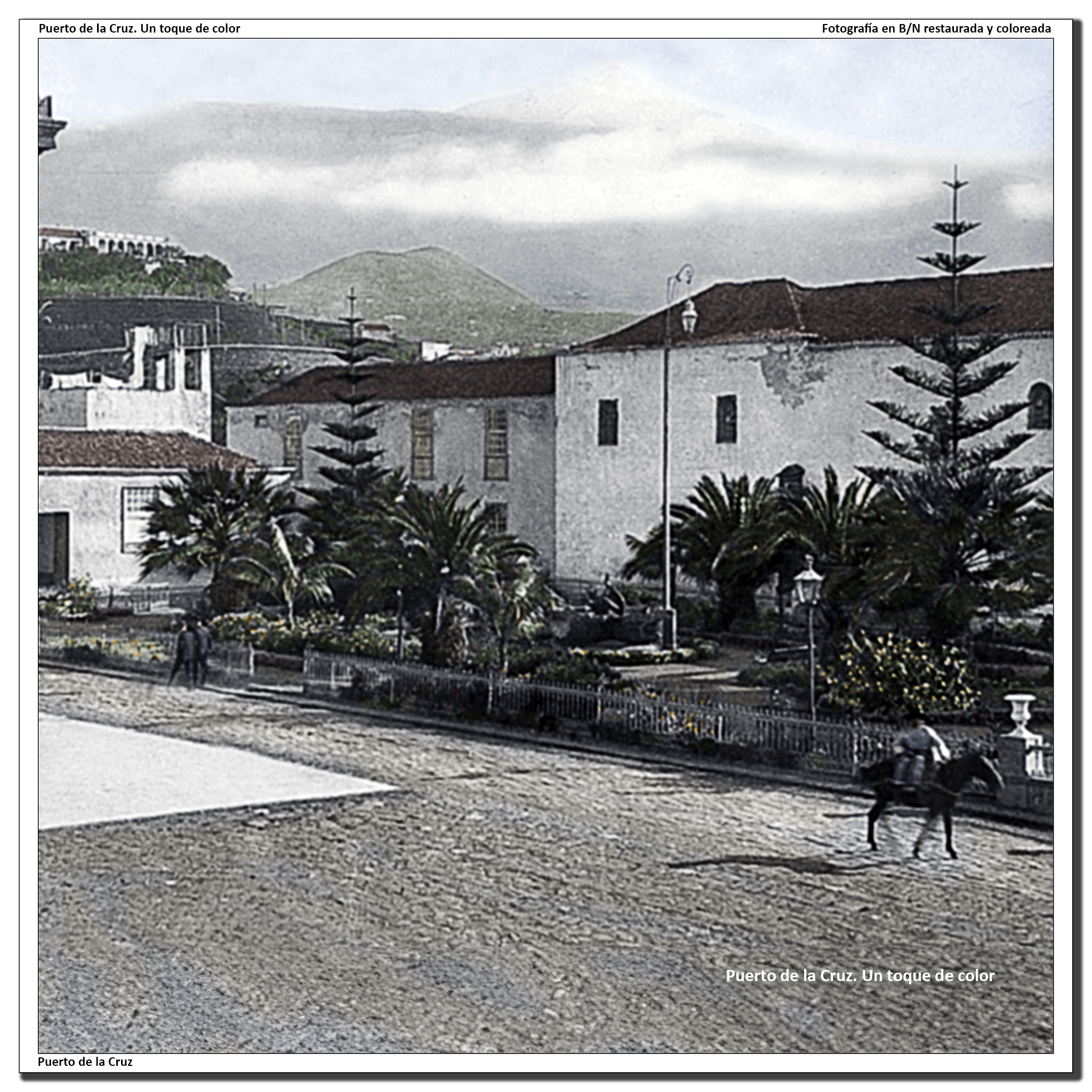 Plaza de la iglesia y Convento de las monjas catalinas – 1910