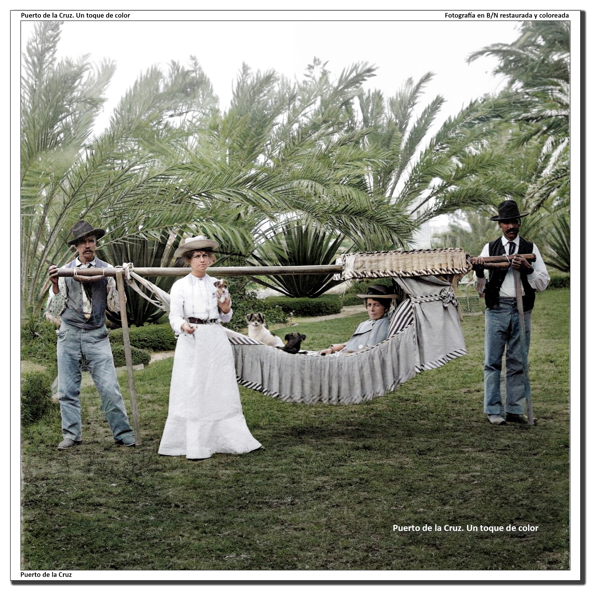 De paseo por los jardines del Taoro – 1900