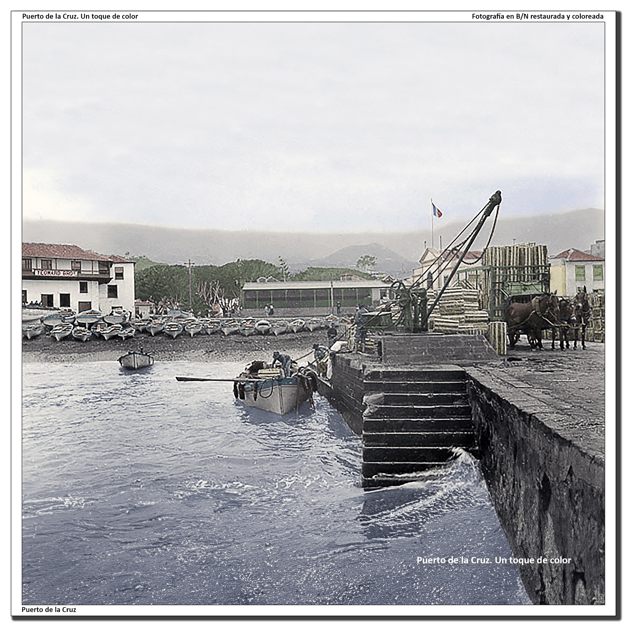 El muelle en plena actividad – 1920