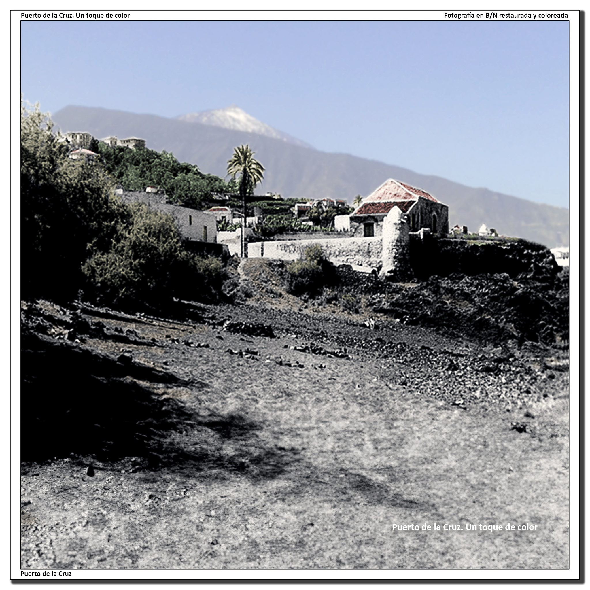 Ermita de san Telmo desde el Charco de los piojos – 1950