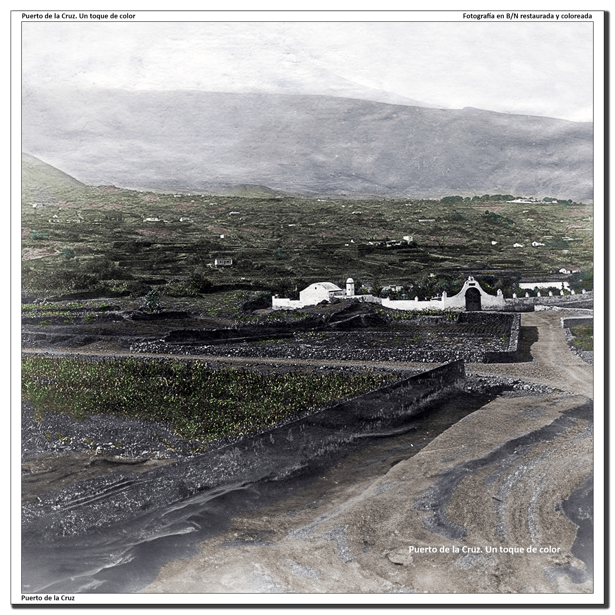 Cementerio de san Carlos y Polvorín desde el Peñón del fraile – 1895