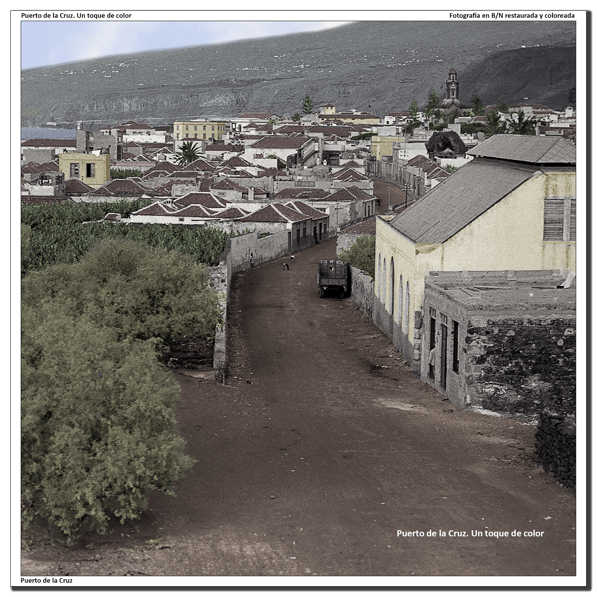 Calle san Felipe desde el Peñón del Fraile – 1931
