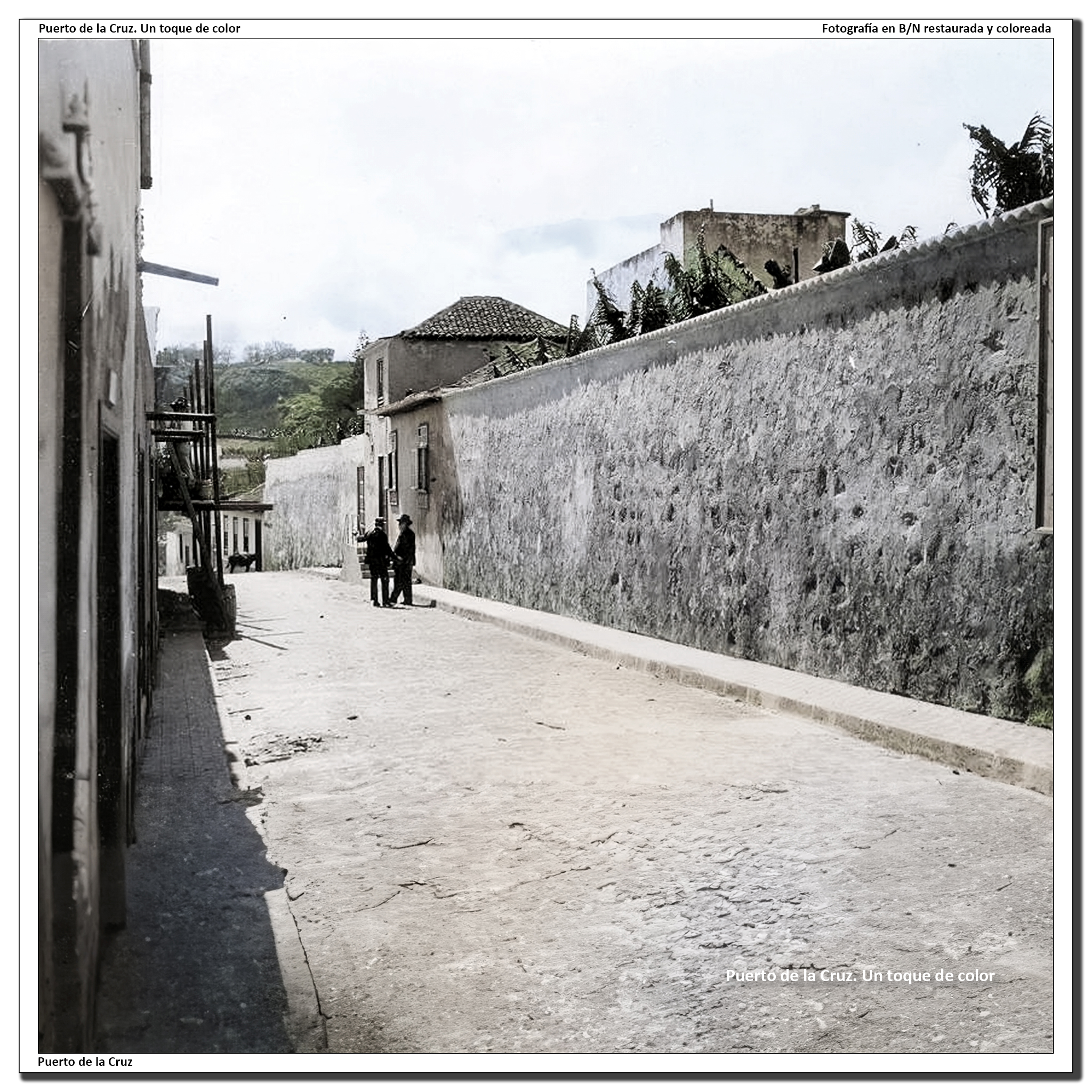 Calle La Hoya desde calle Zamora – 1940