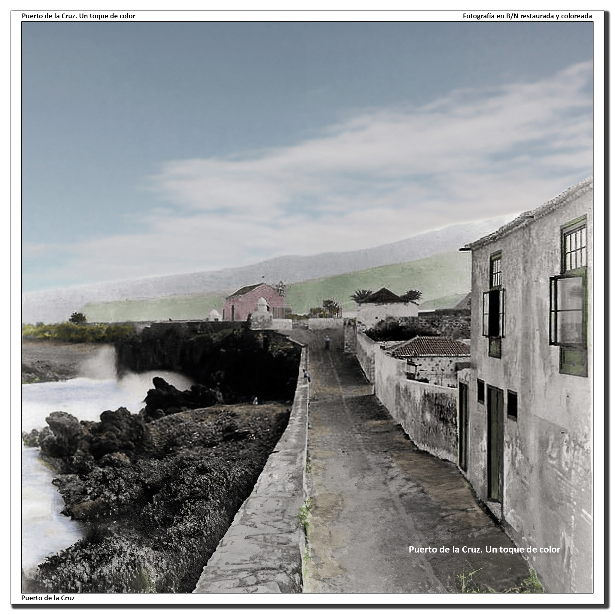 Paseo y ermita de san Telmo – 1900