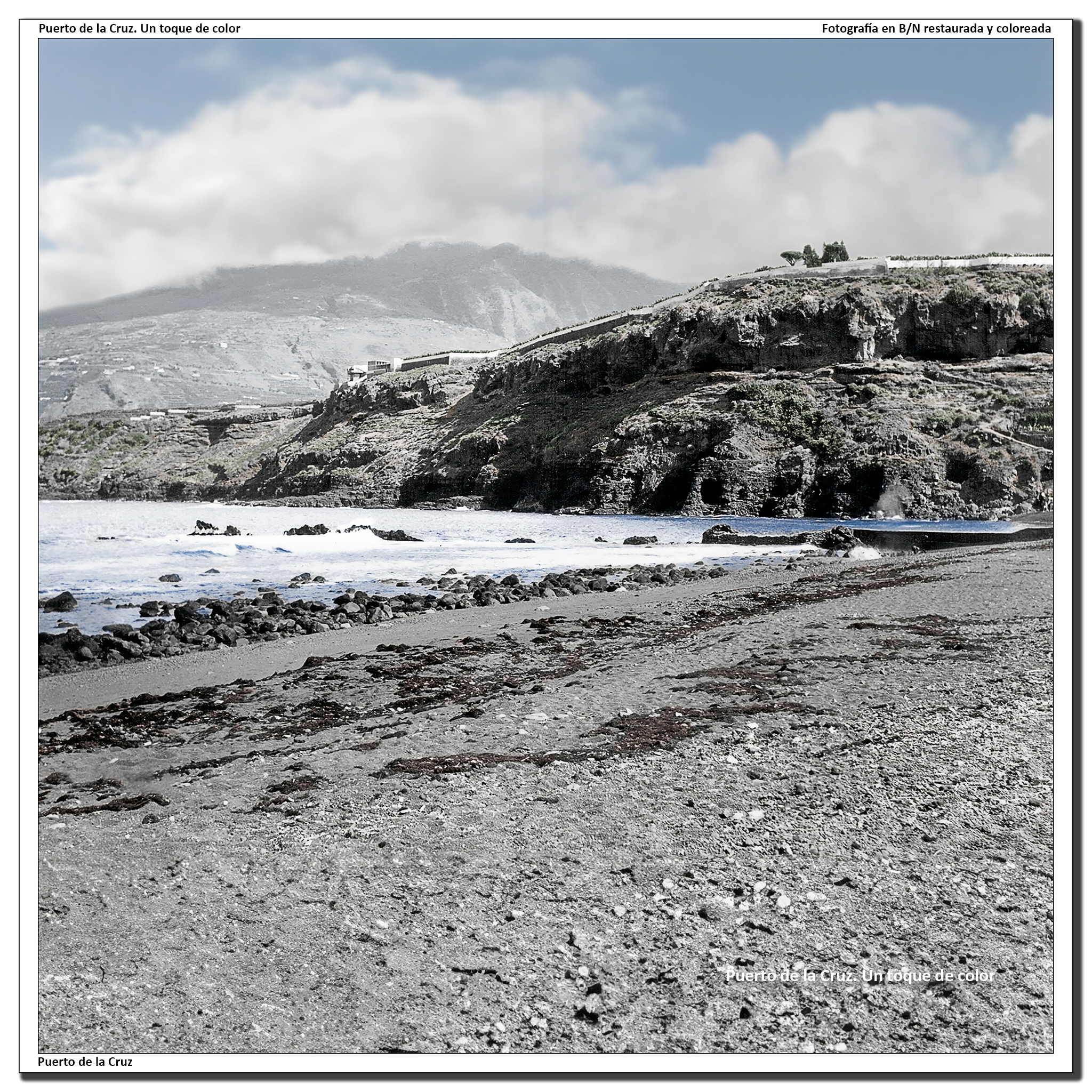 Playa y ladera de Martiánez – 1956