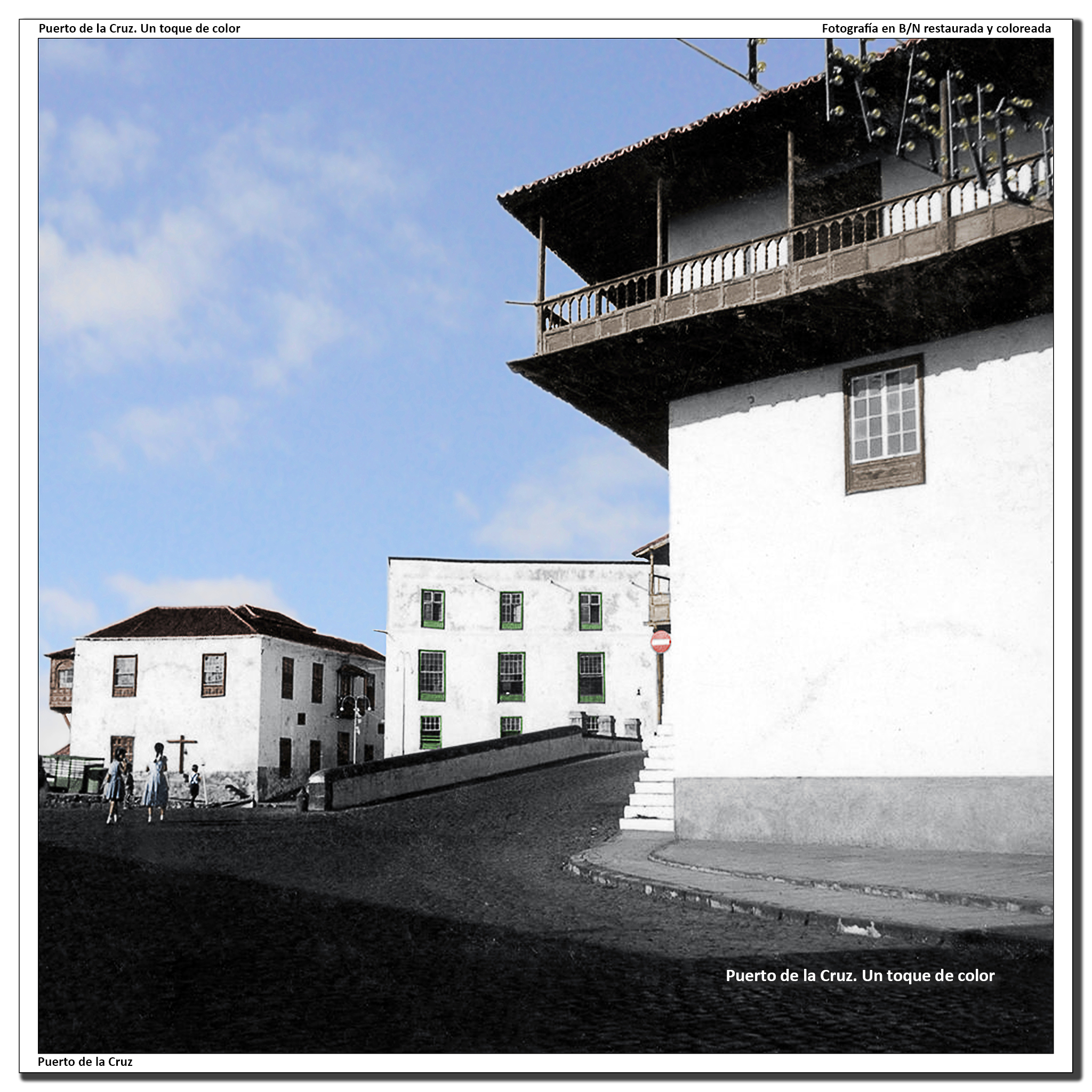 Las viejas casonas junto al muelle – 1950