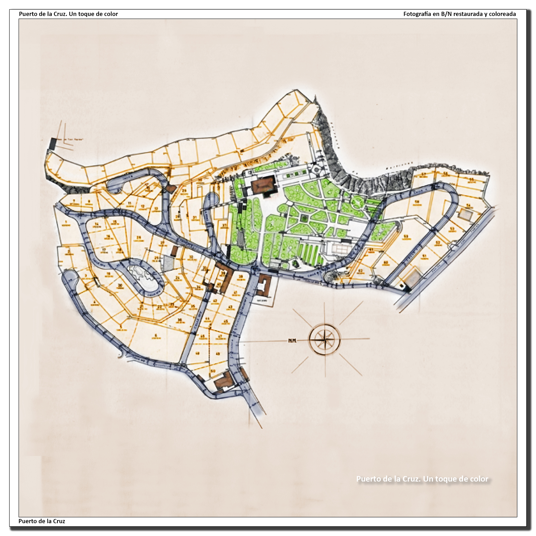 Plano de parcelación y urbanización de la finca san Fernando – 1961
