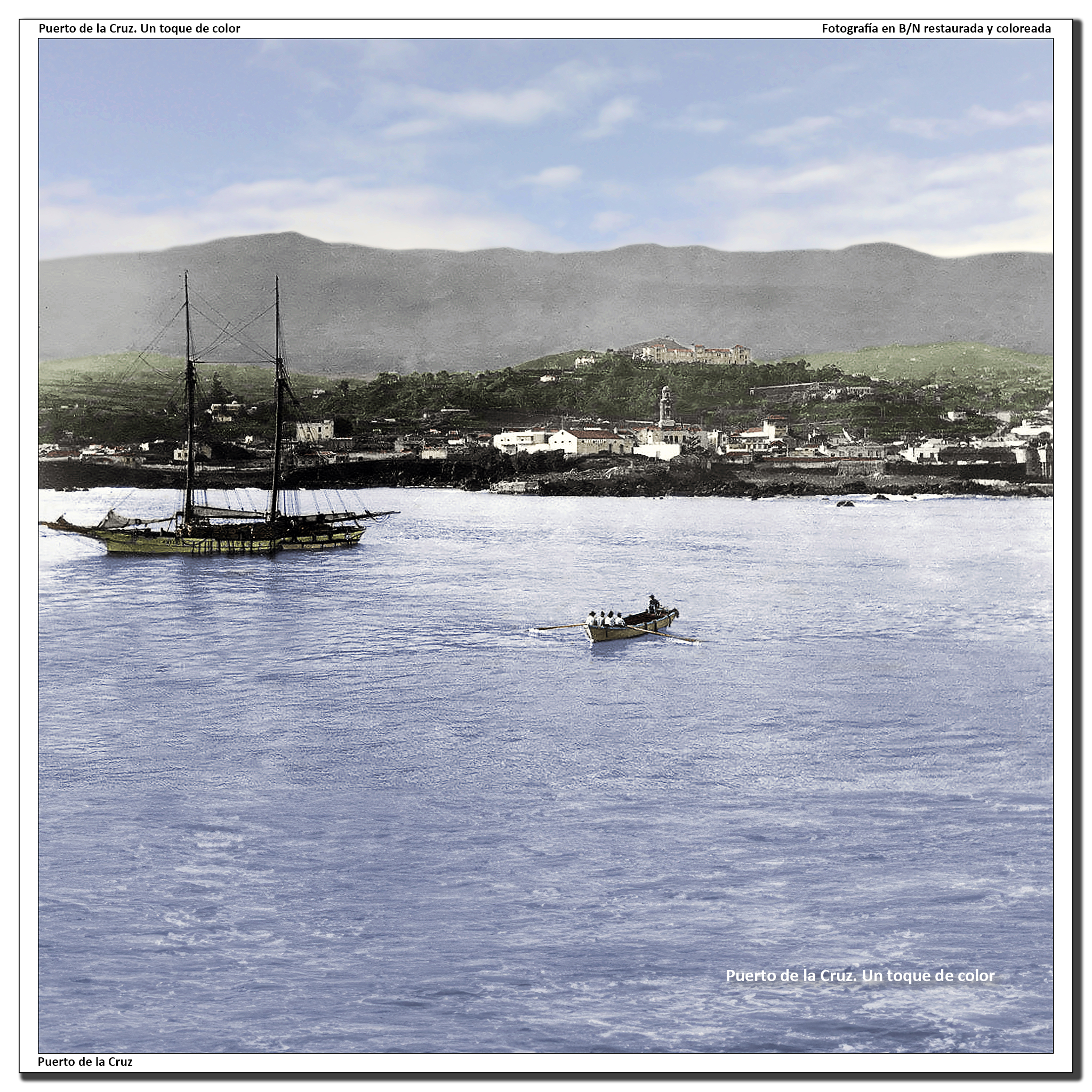 Transporte de huacales en lanchones – 1914