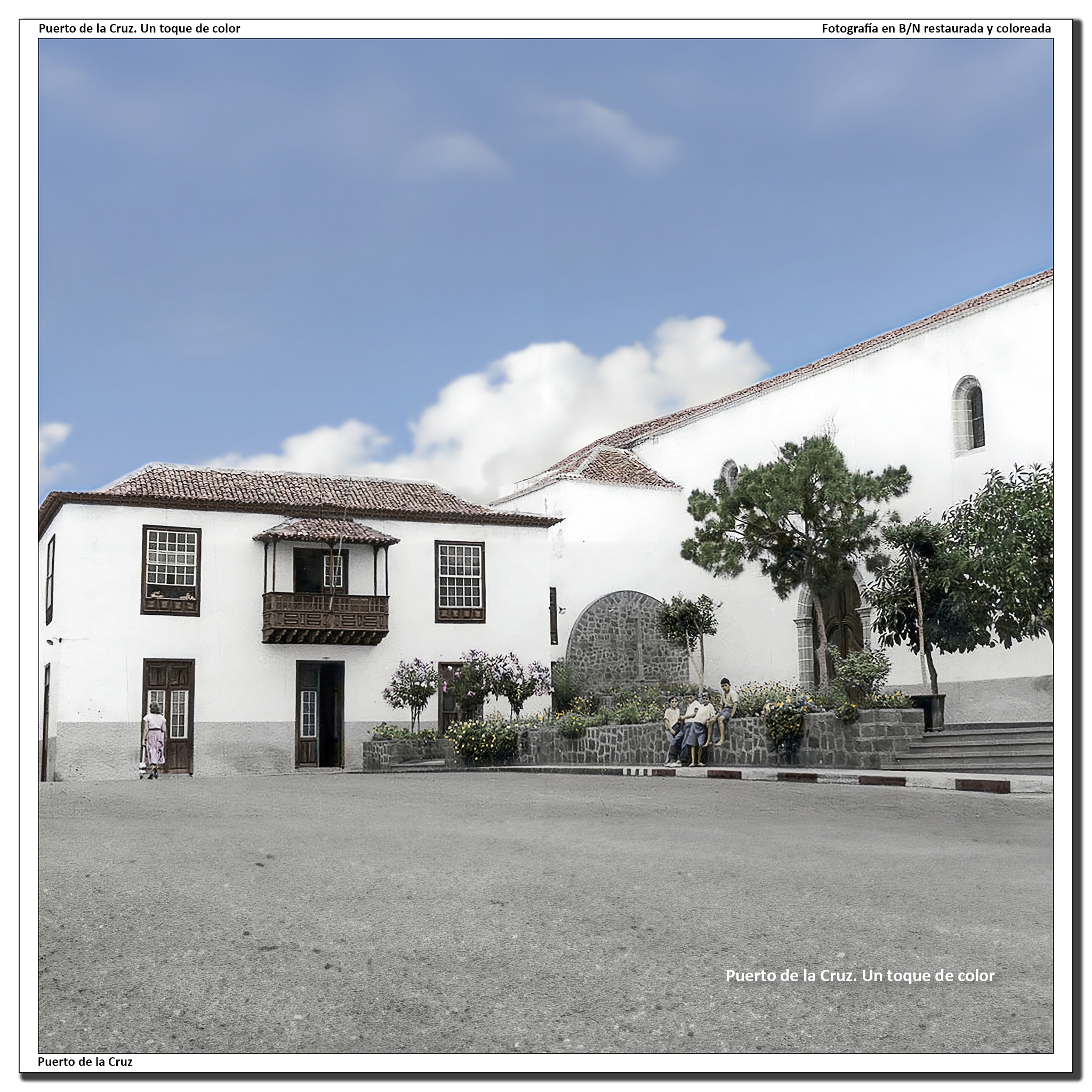 Calle Quintana y Plaza de la iglesia – 1960