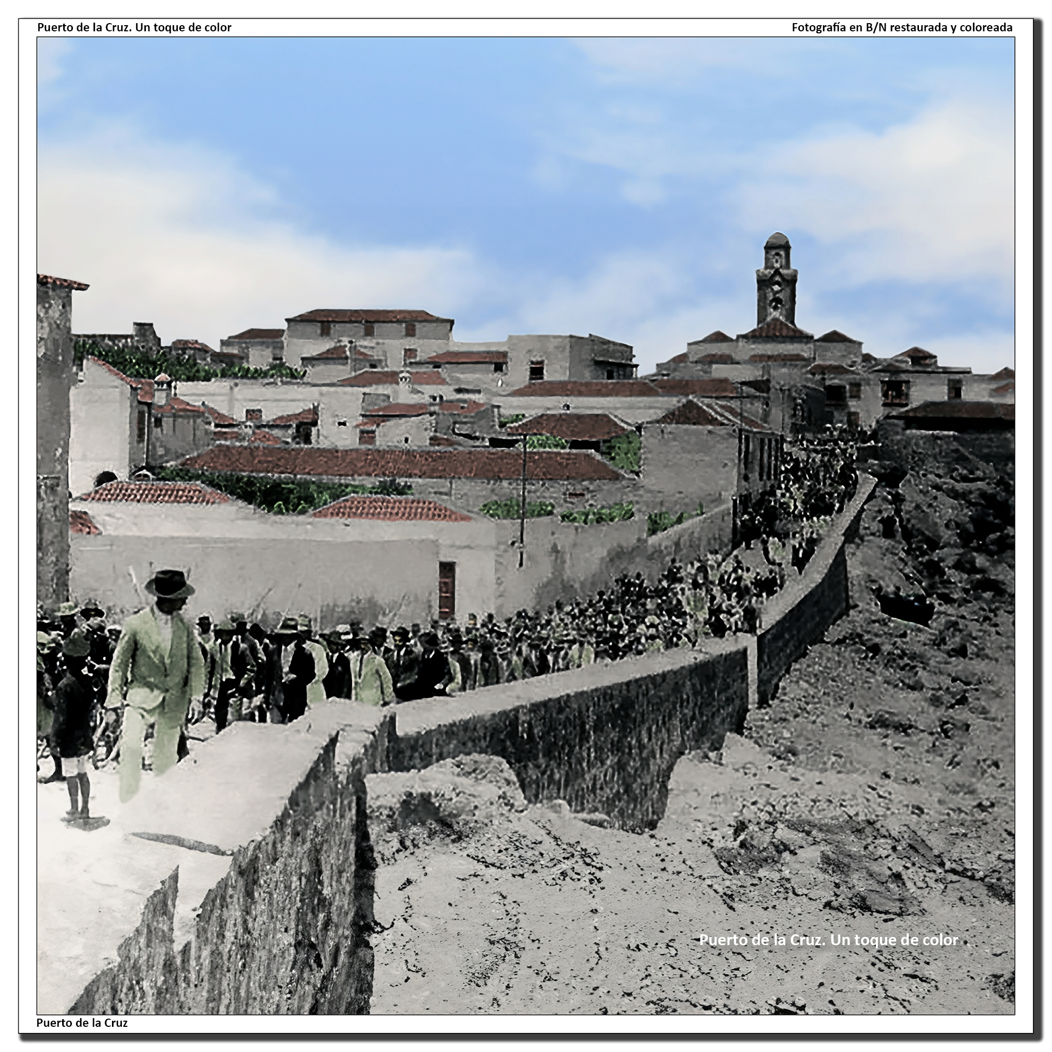 Exploradores de Las Palmas de Gran Canaria por el Paseo de San Telmo – 1915