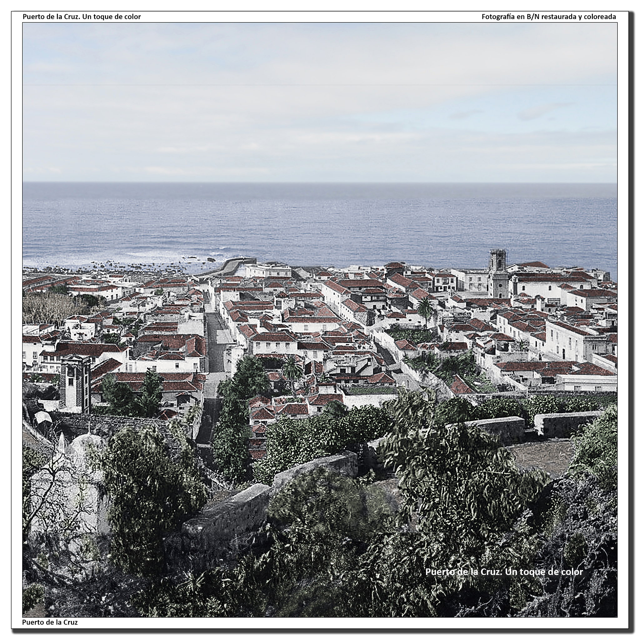 Panorámica con torre de la iglesia en construcción – 1898