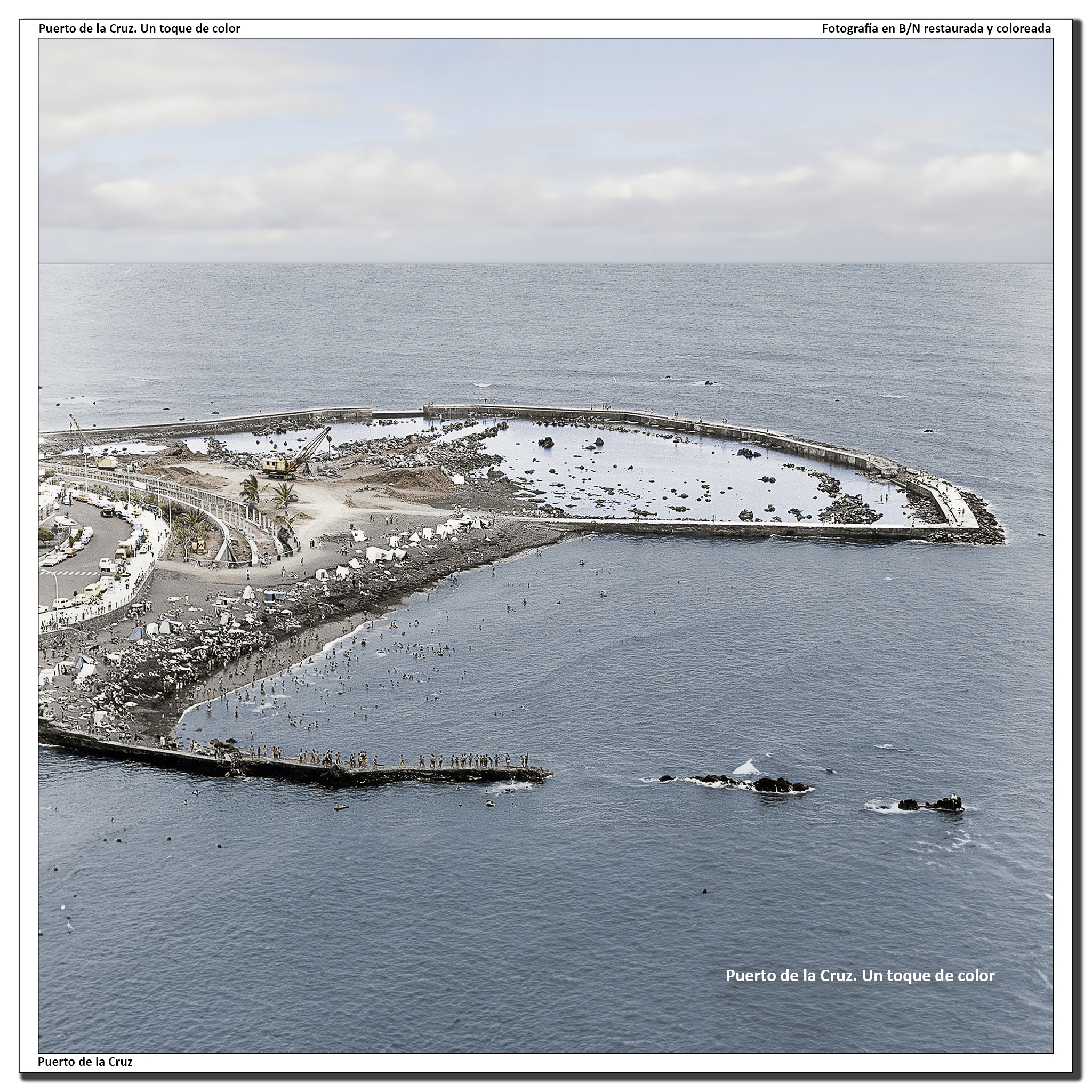 Playa Martiánez: La gran piscina natural – 1968