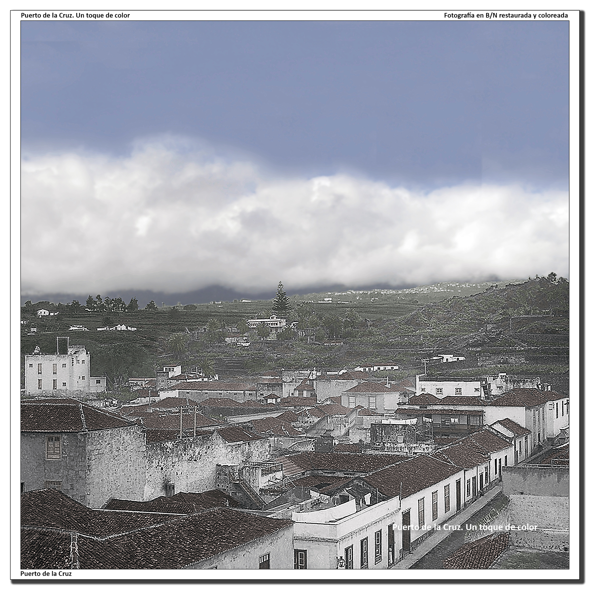 Panorámica desde la torre de la iglesia – 1928