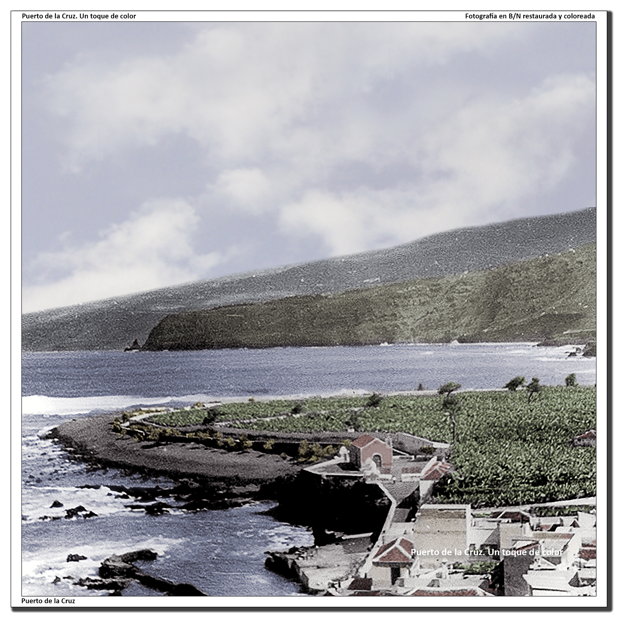 San Telmo y Llanos de Martiánez desde la torre de la iglesia – 1950