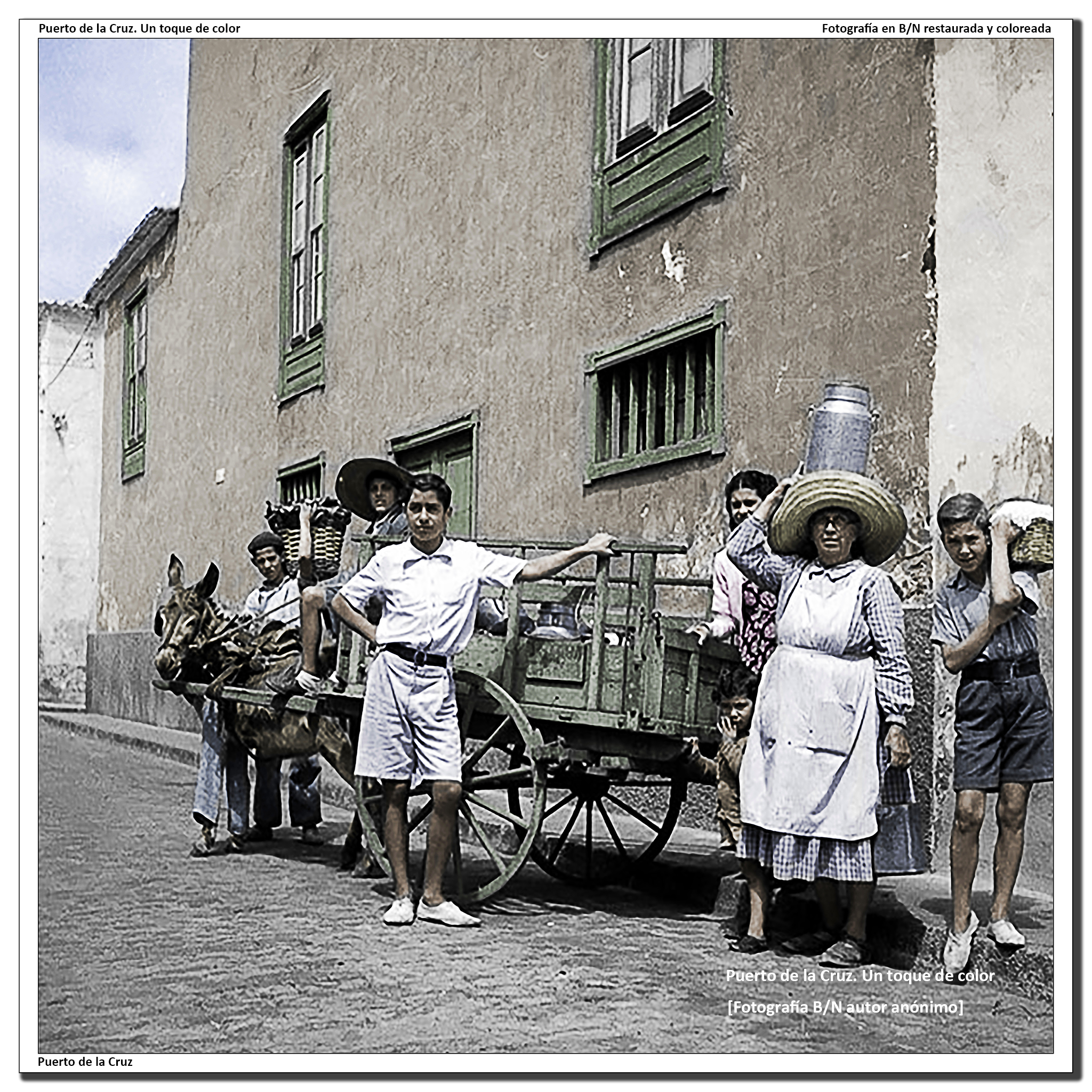 Lechera en calle Iriarte – 1950