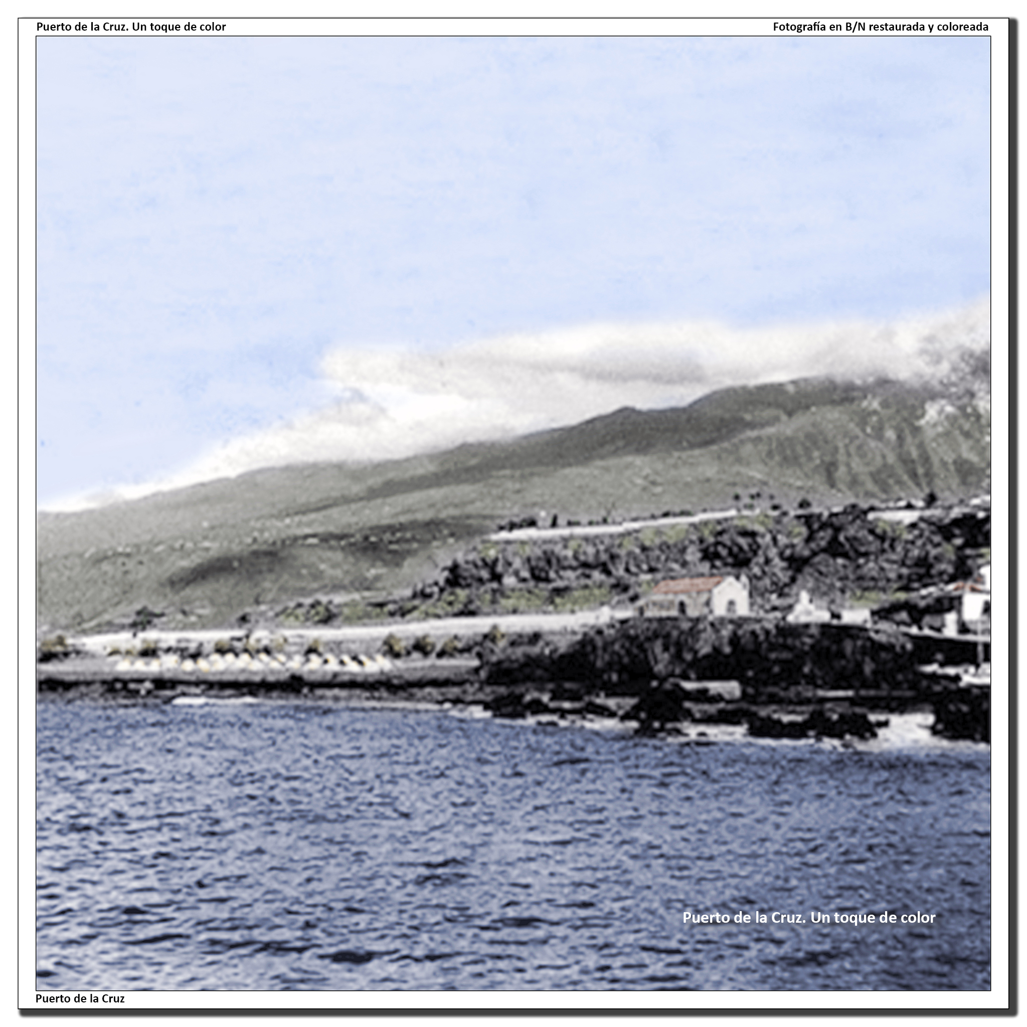 Casetas de los exploradores en la Playa de Martiánez – 1915