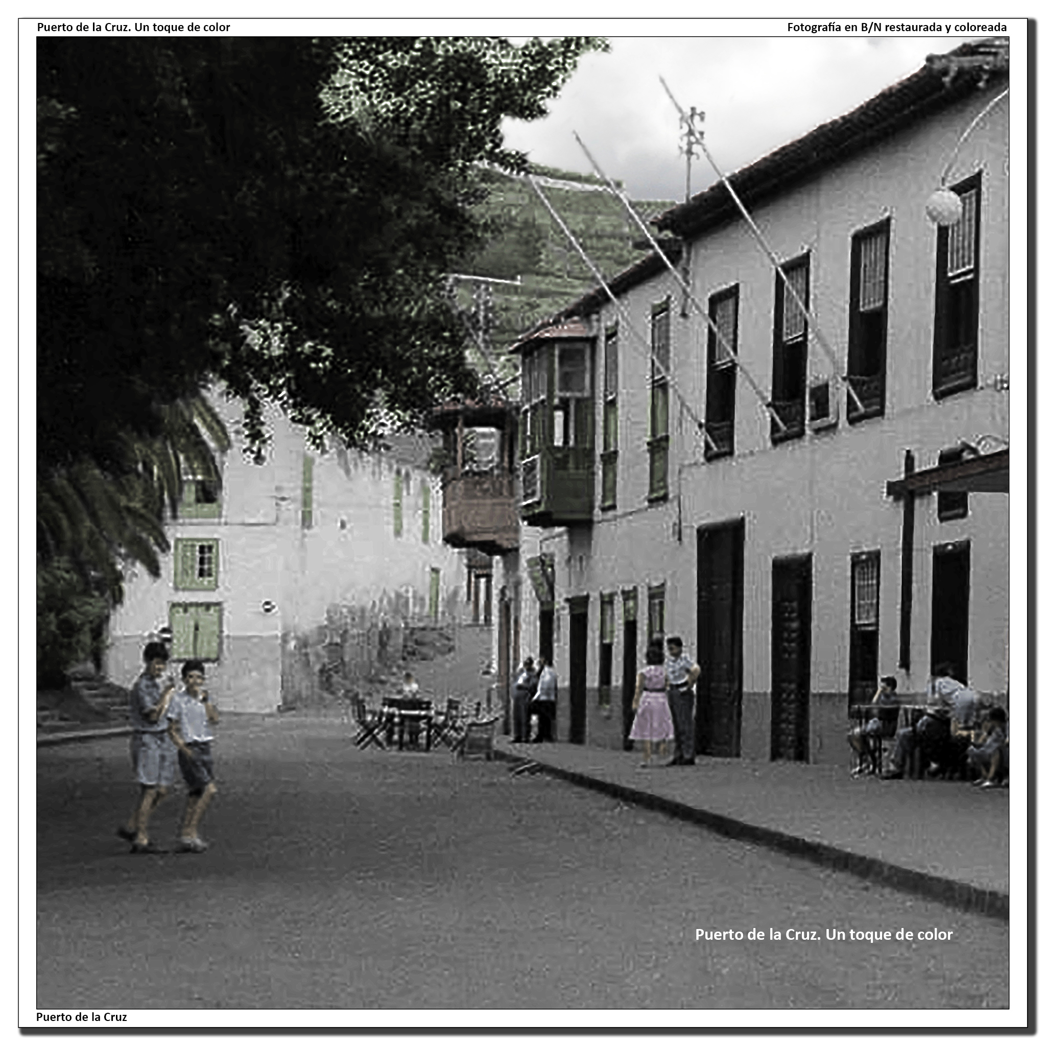 Costado oeste de la Plaza del Charco – 1958
