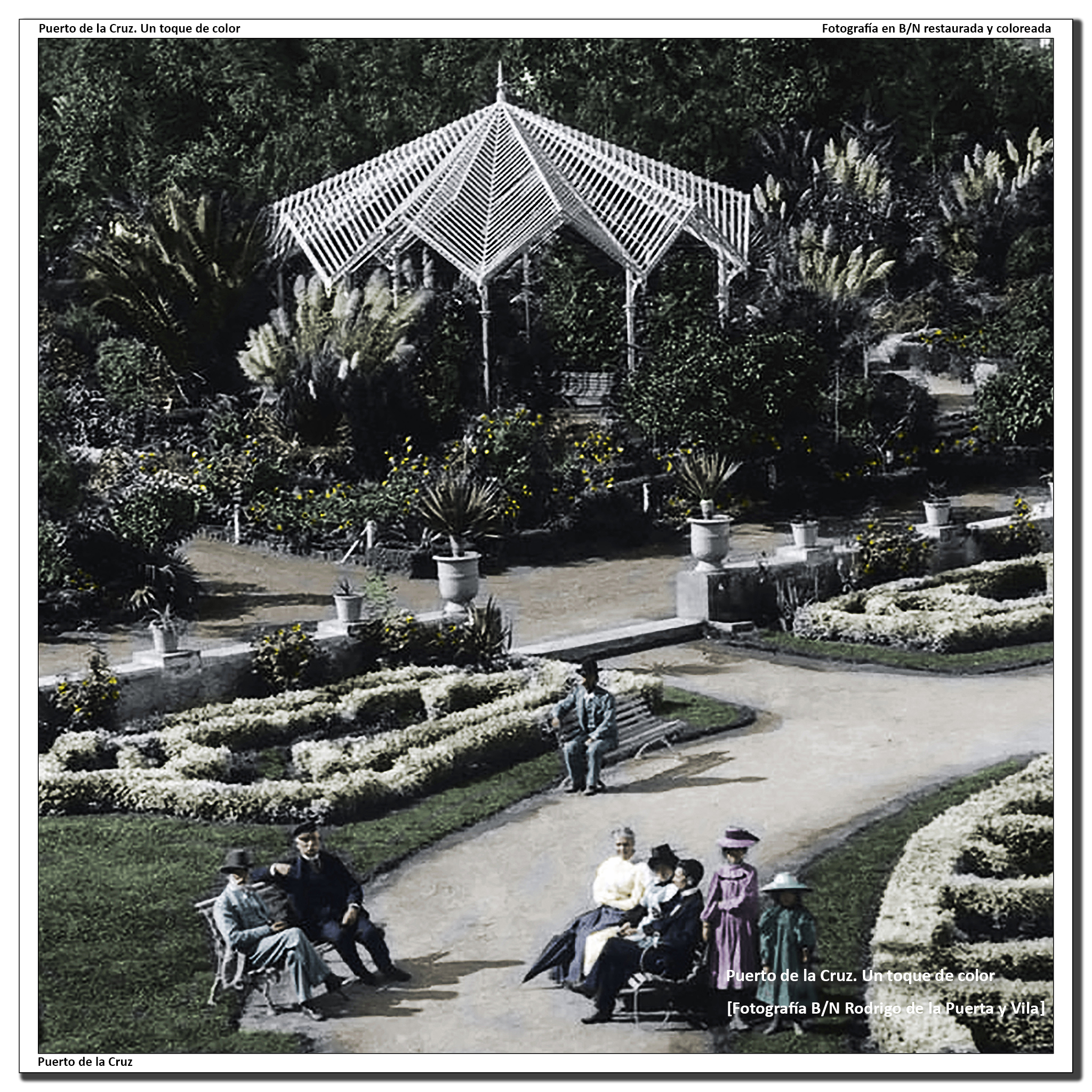 Jardines del hotel Taoro – 1900