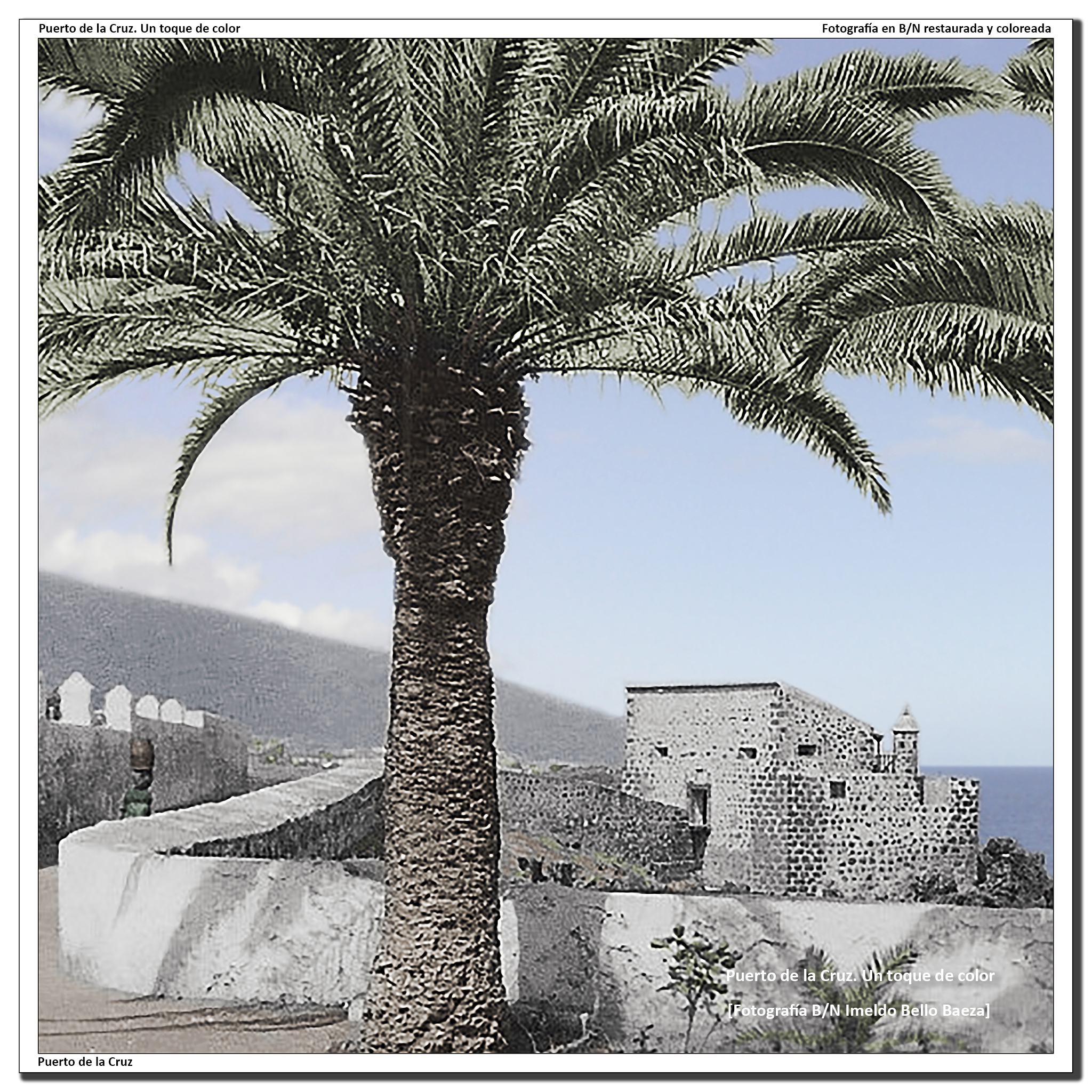 Castillo San Felipe y tapia del cementerio – 1950