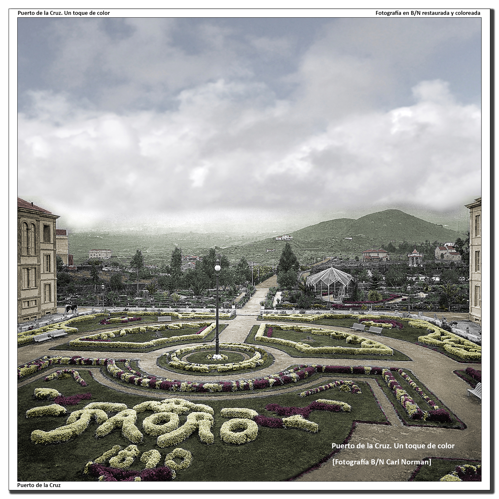 Jardín francés del Hotel Taoro – 1893