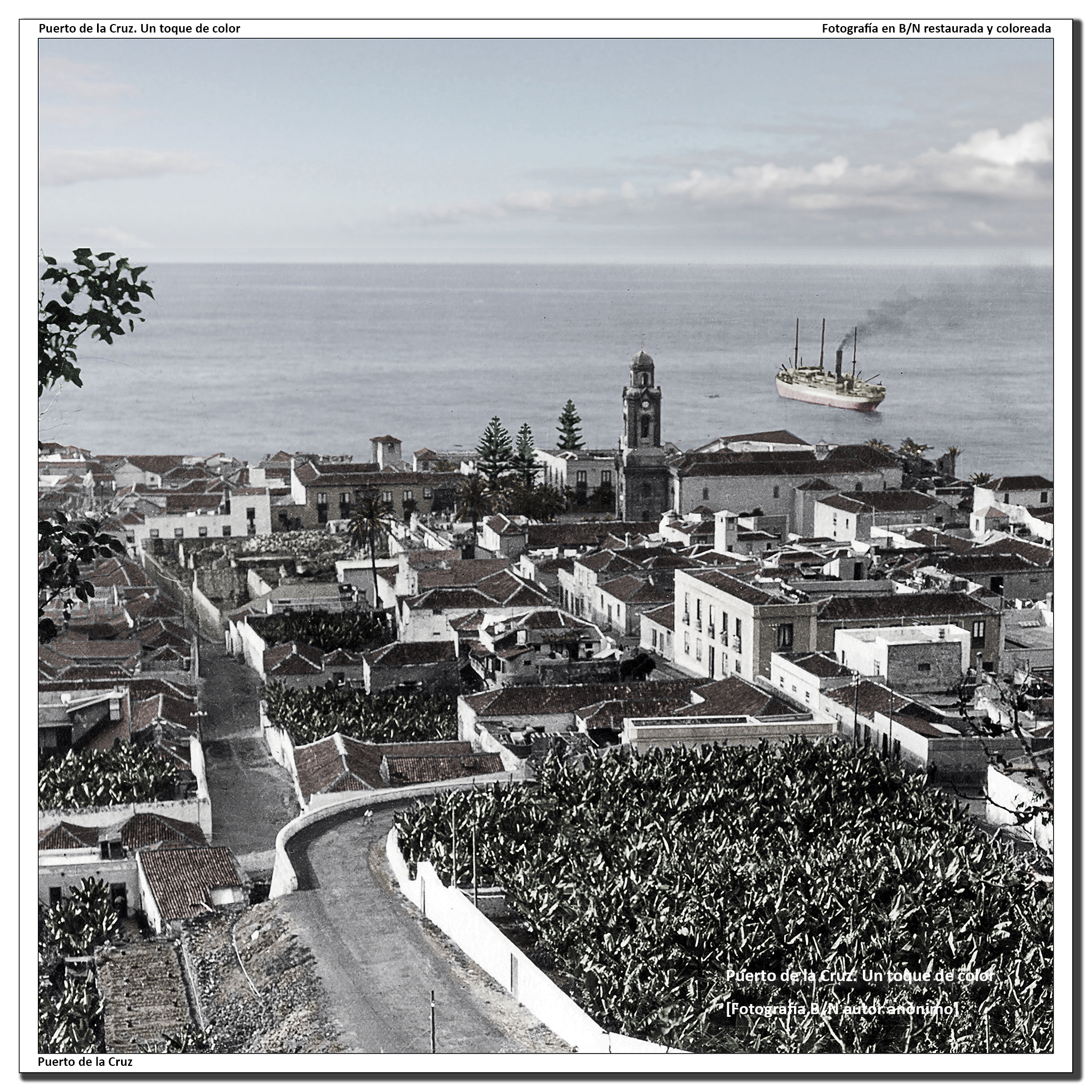 Vista parcial desde el Taoro – 1930