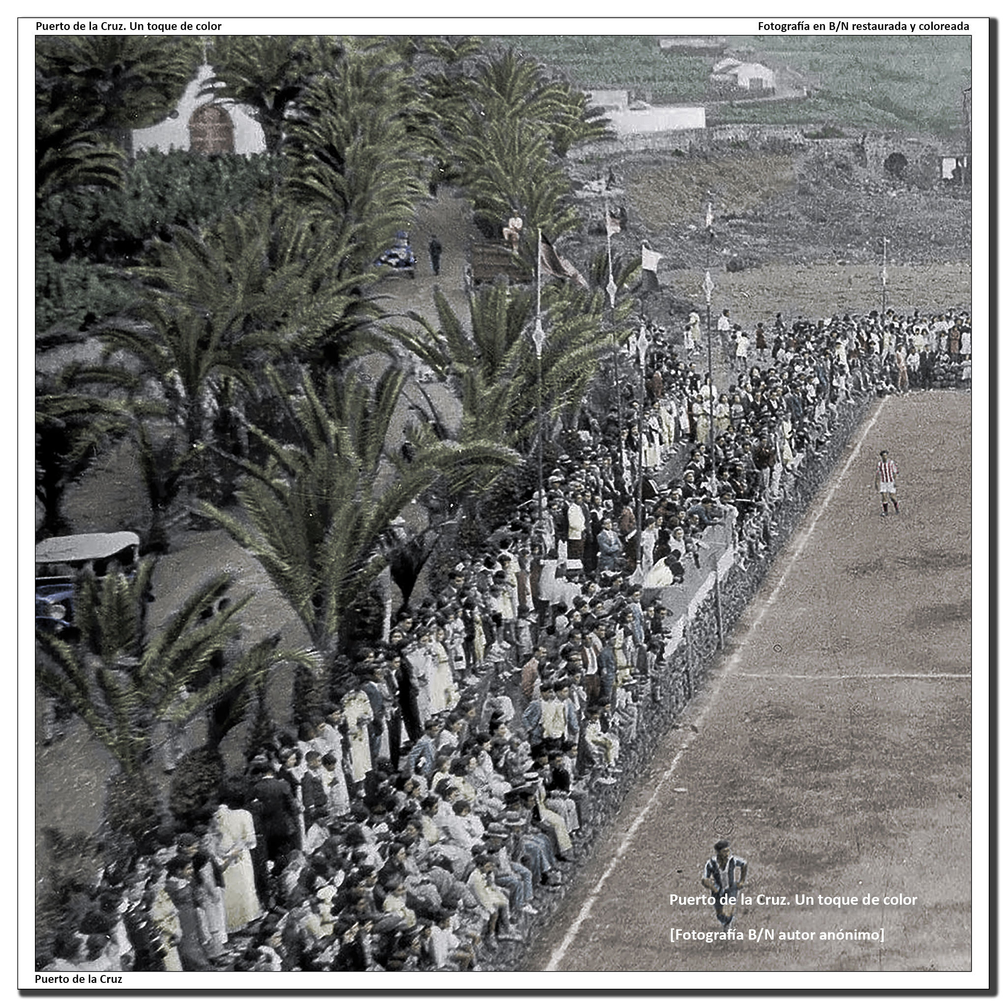 Graderío del estadio El Peñón – 1930
