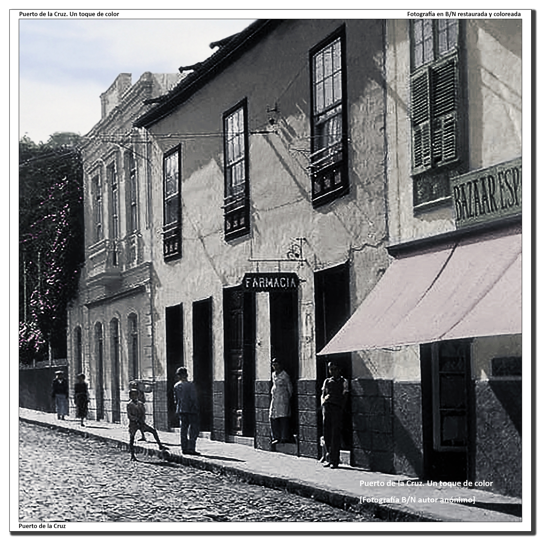 Calle San Juan: Farmacia Curbelo – 1940