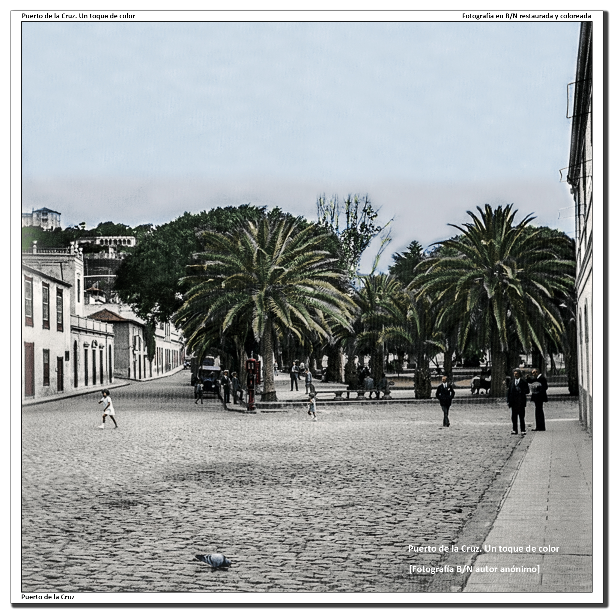 Plaza del Charco desde calle La Marina -1925