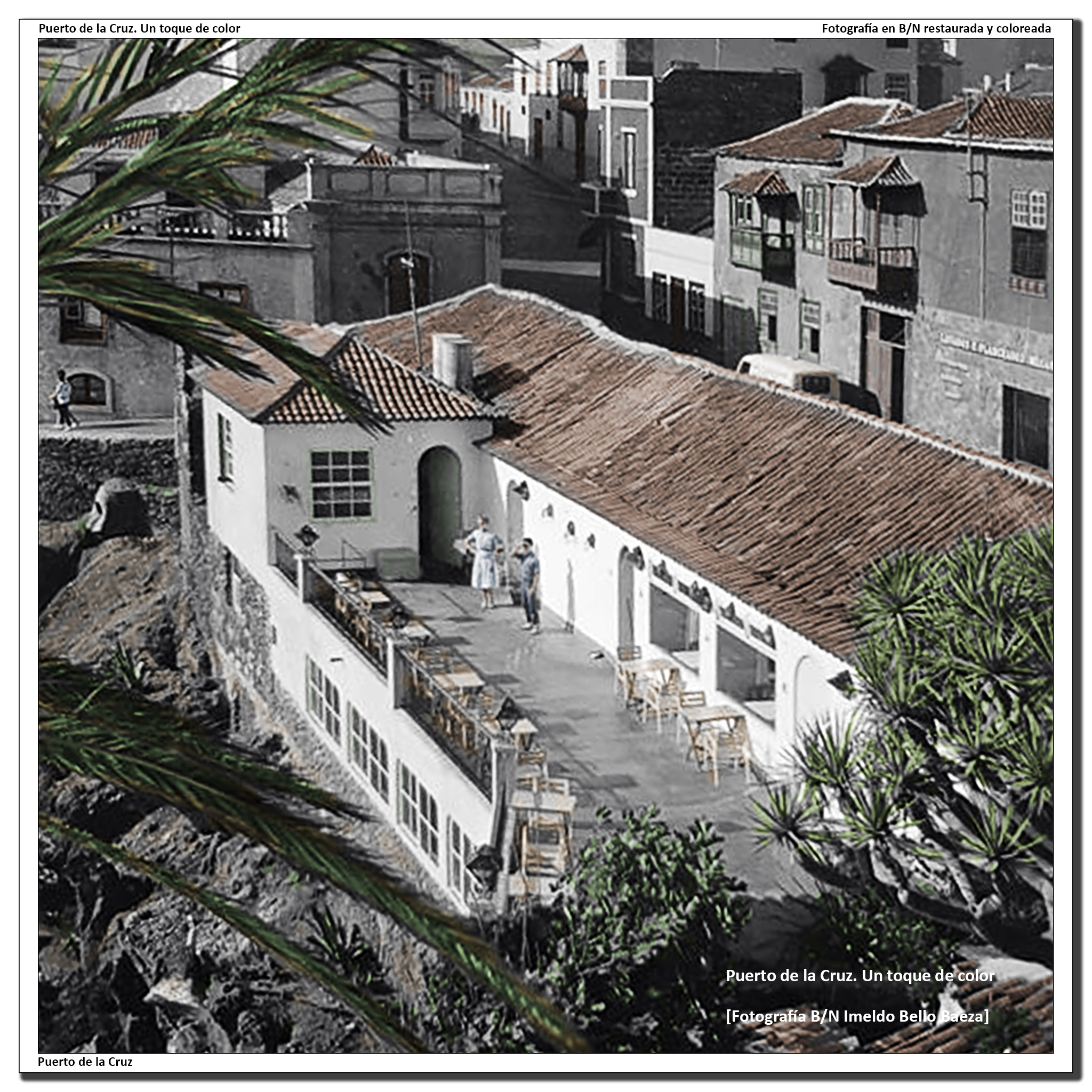 Terraza mirador en la Punta del viento – 1963