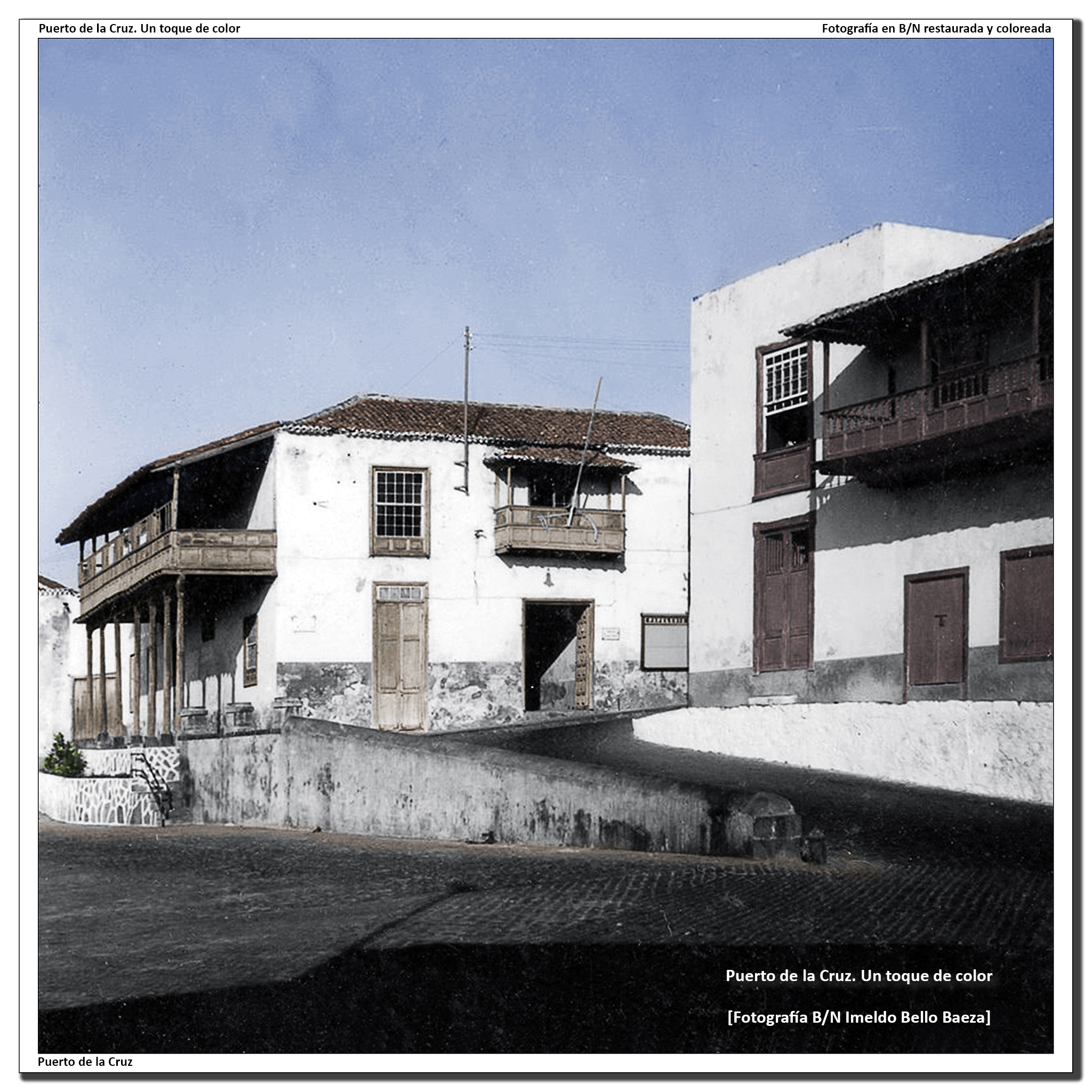 Las viejas casonas junto al muelle – 1950