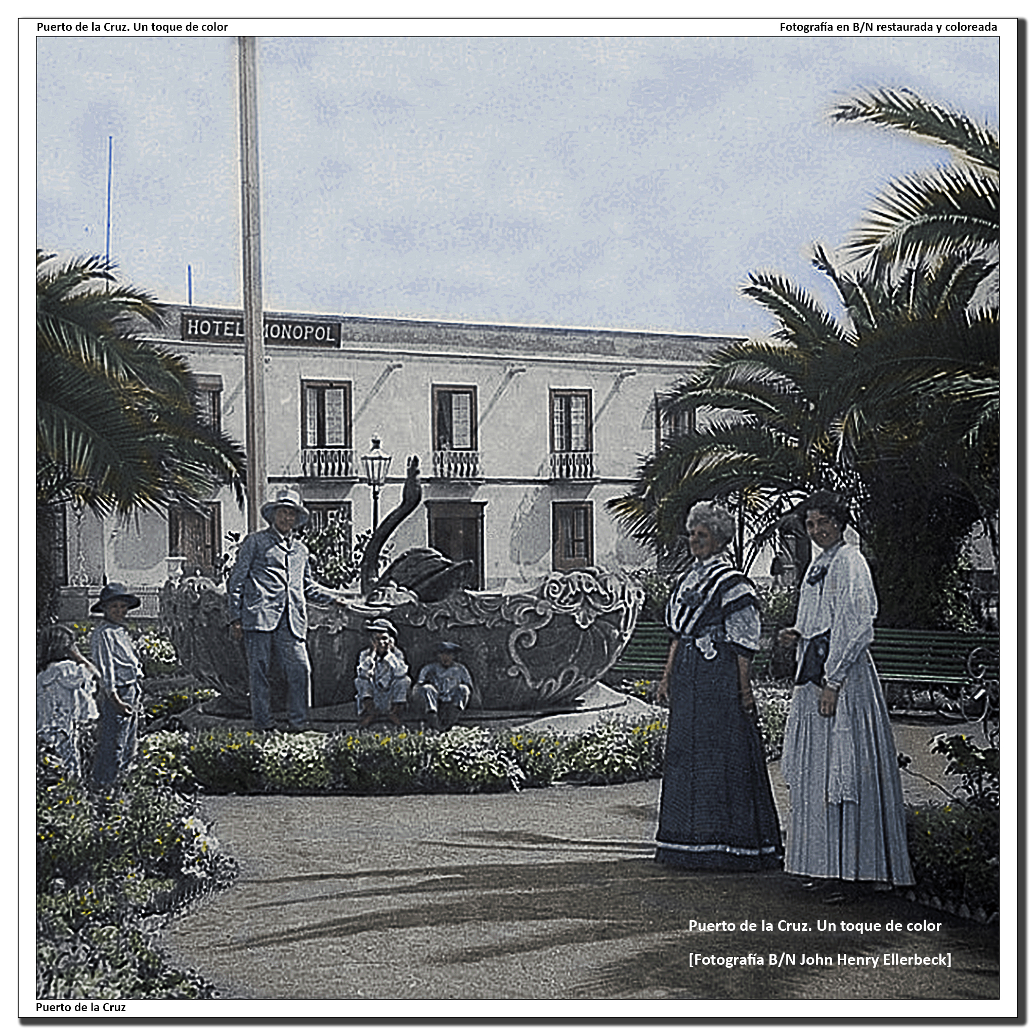 Plaza de la iglesia – 1900