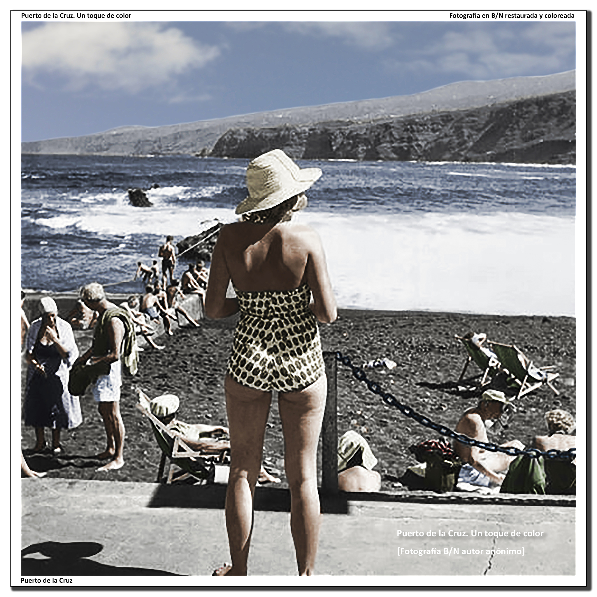 Playa Martiánez, Charco de la soga – 1960