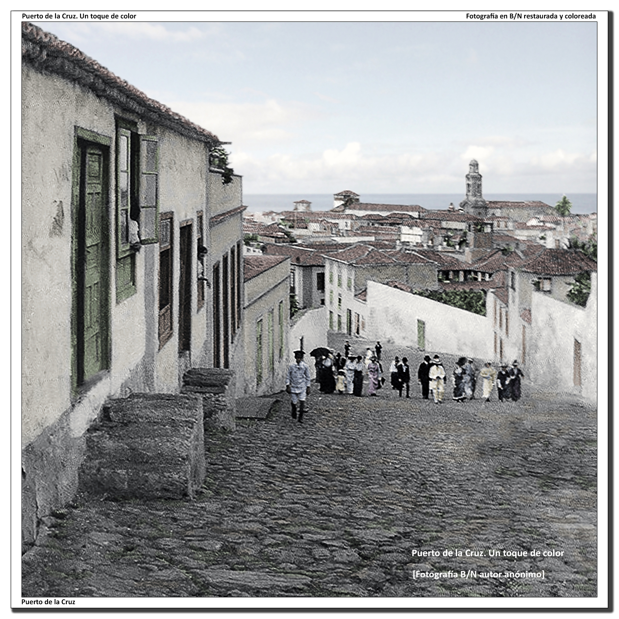 Antigua calle de Las Cabezas, hoy calle Blanco – 1900