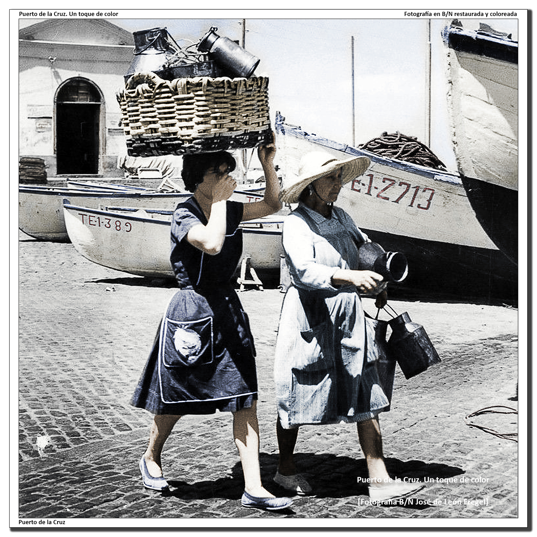 Lecheras por el muelle – 1952