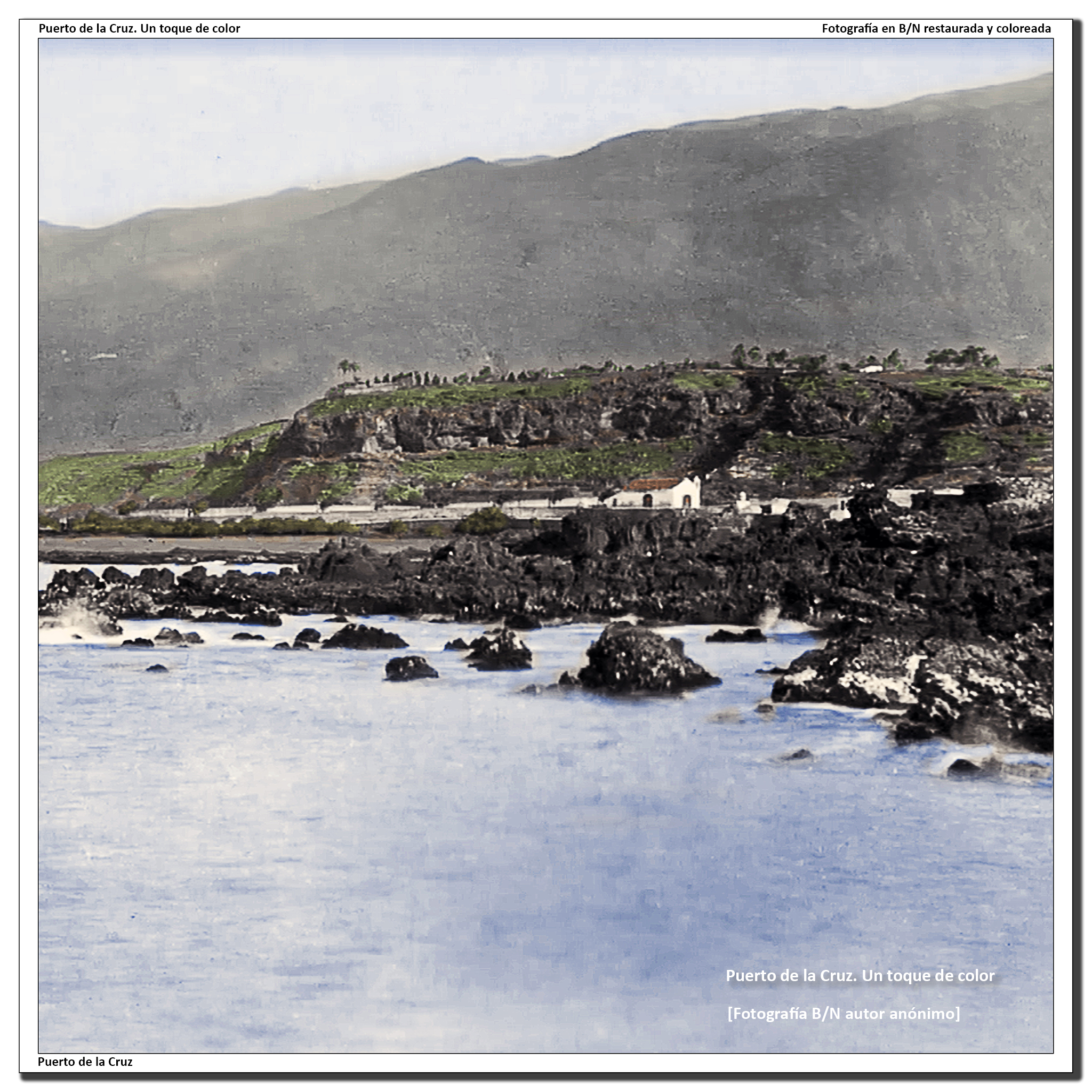 Panorámica de Martiánez y ermita de San Telmo – 1888