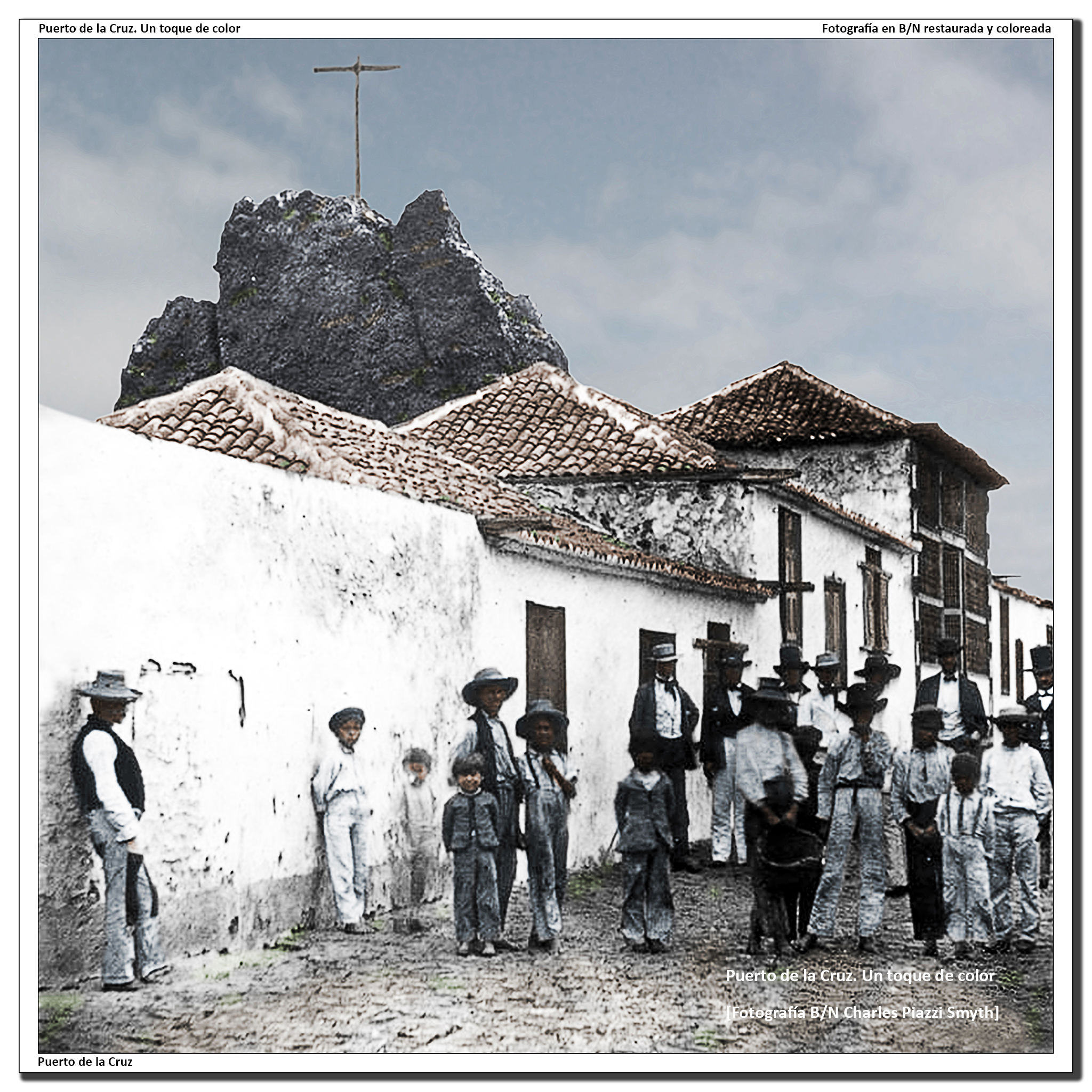 Calle san Felipe y el Calvario – 1856