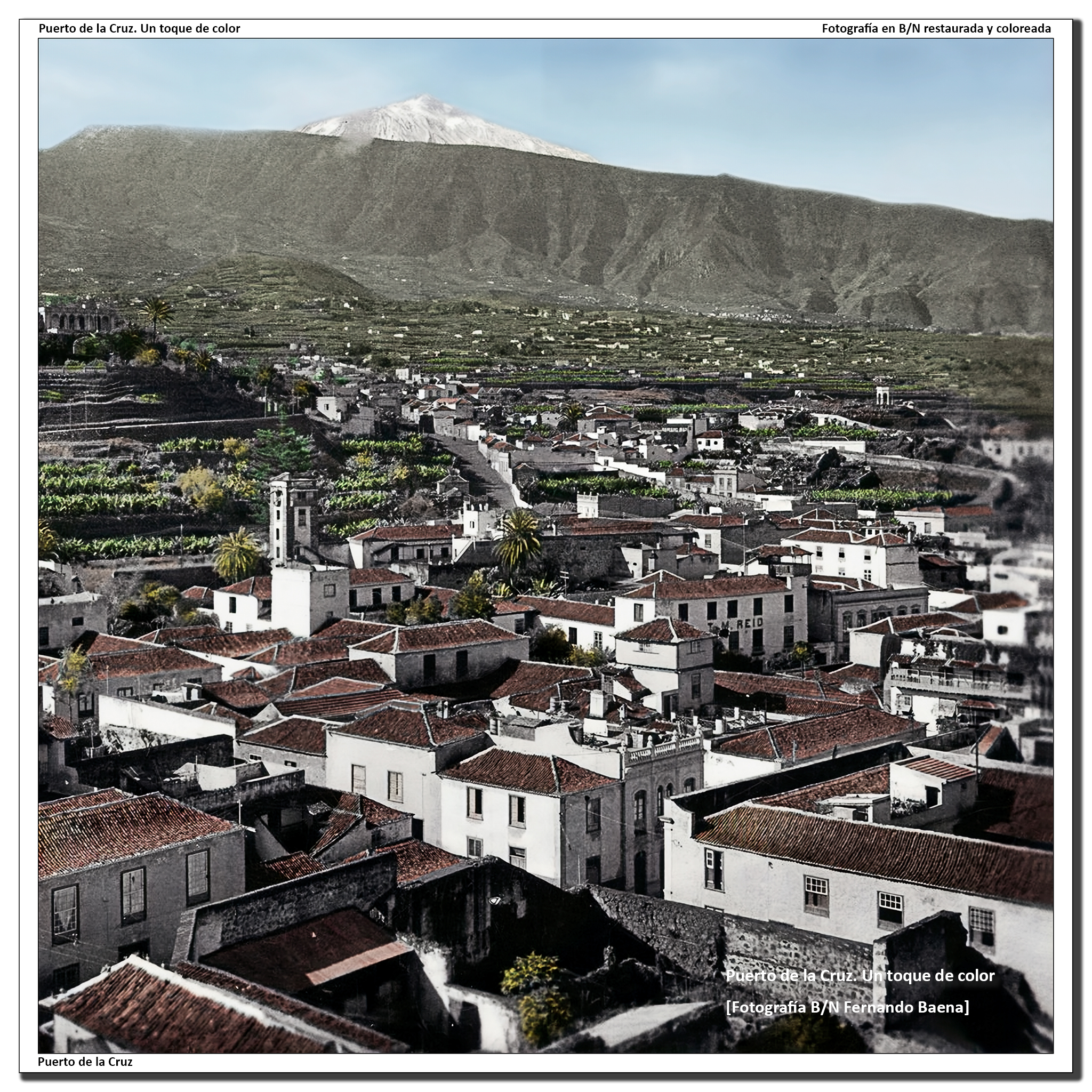 Panorámica desde la torre de la iglesia – 1930
