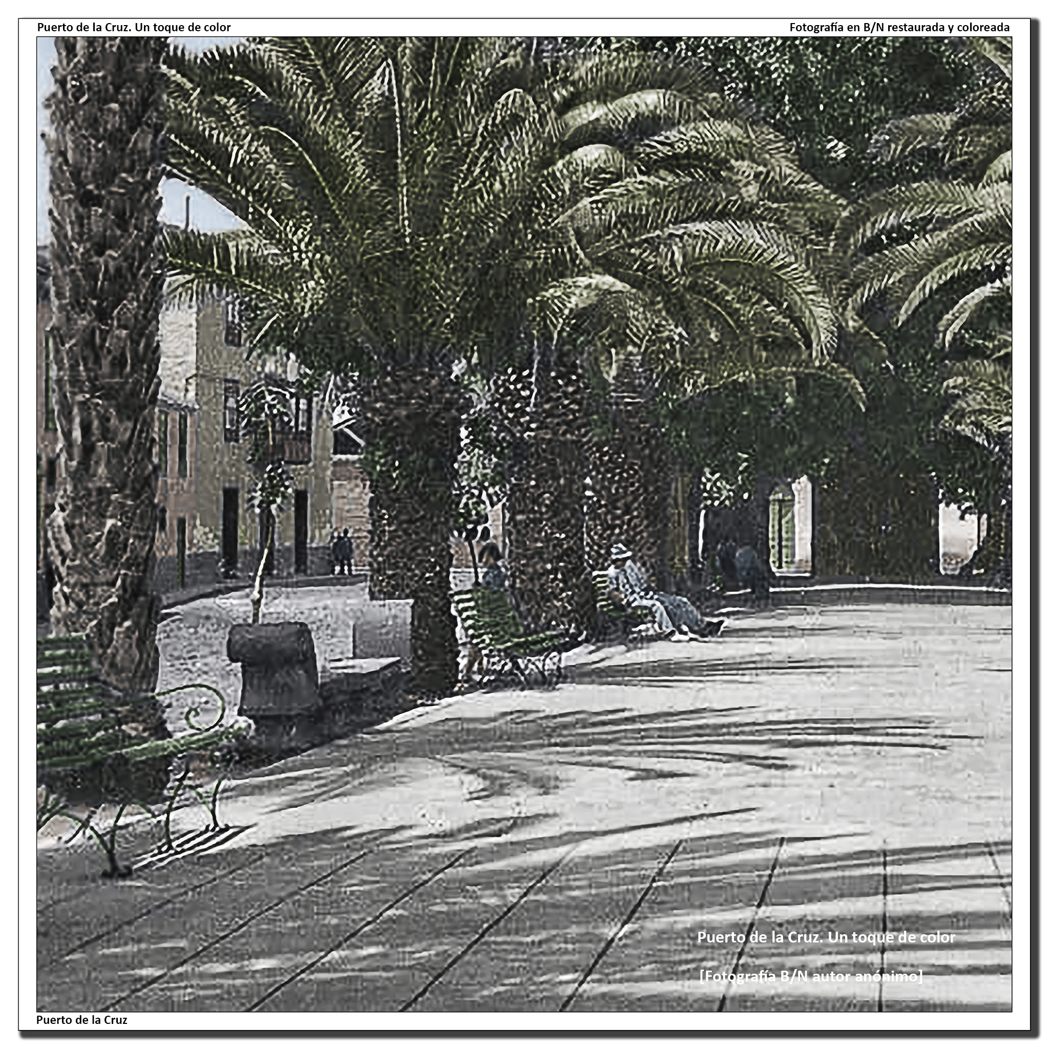 Costado oeste de la Plaza del Charco – 1930