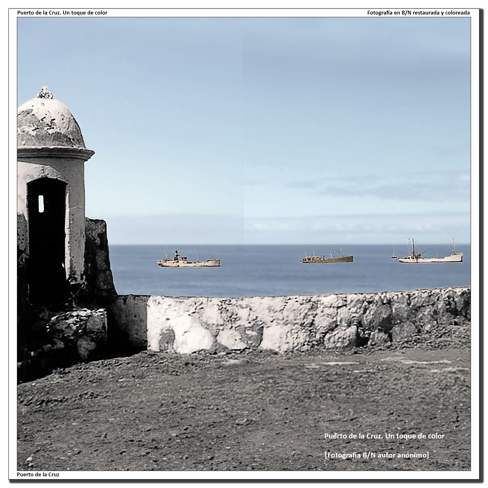 Limpio del Rey desde la Batería de san Telmo – 1912
