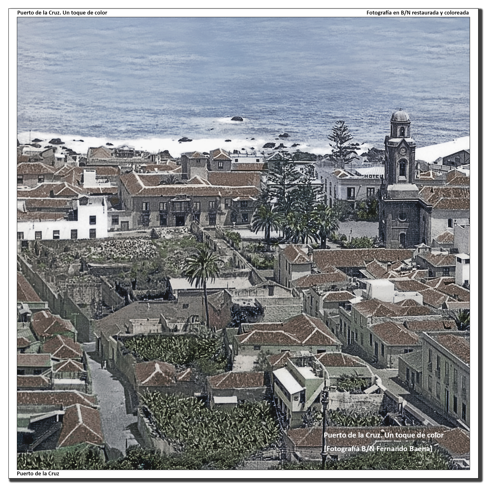 Vista parcial desde el Taoro – 1930