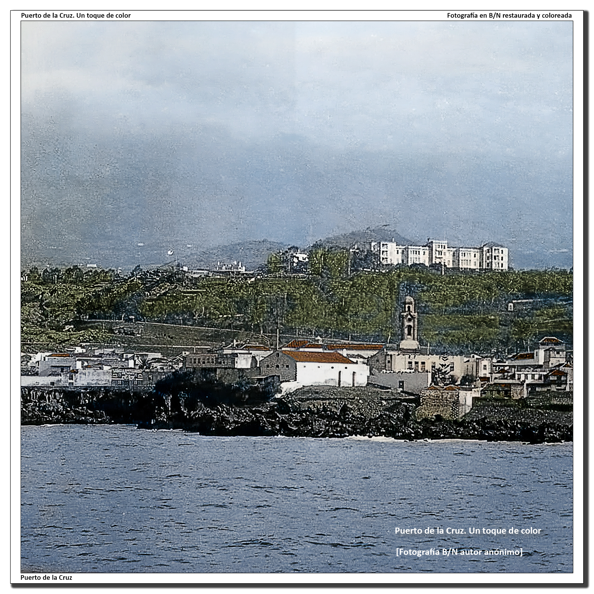 Panorámica desde el mar – 1910