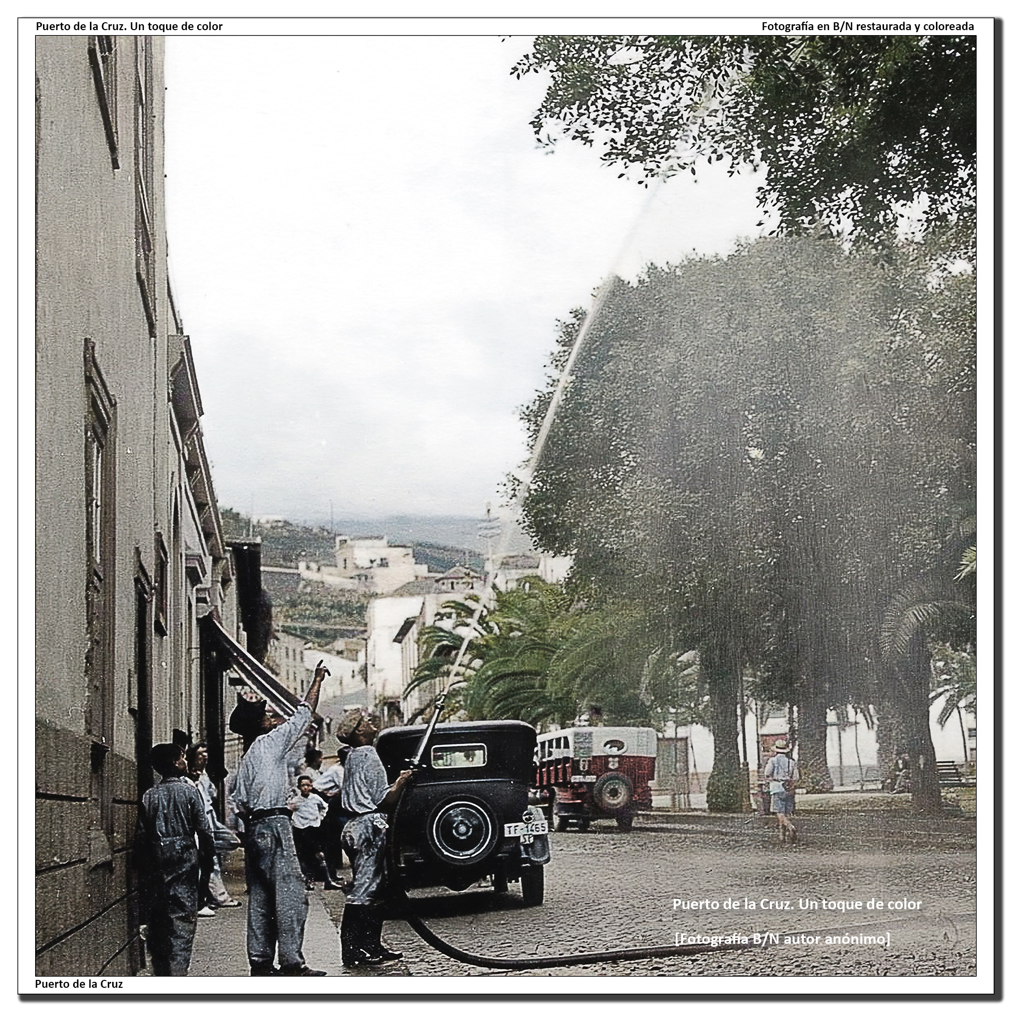 Costado este de la plaza del Charco – 1935