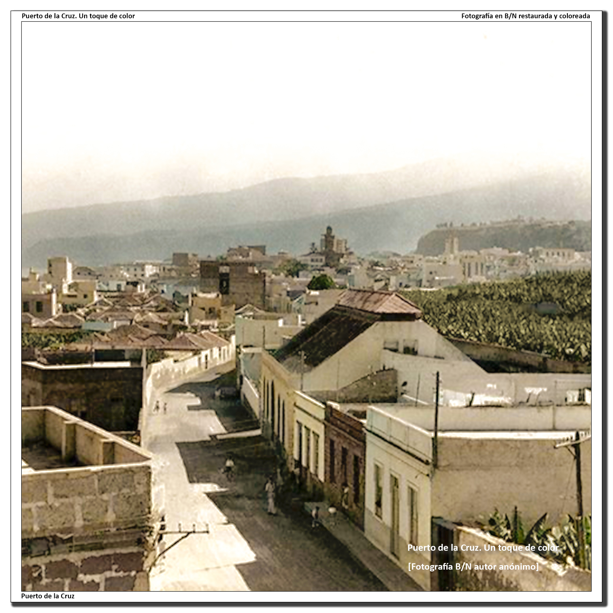 Calle san Felipe desde el Peñón del Fraile – 1960
