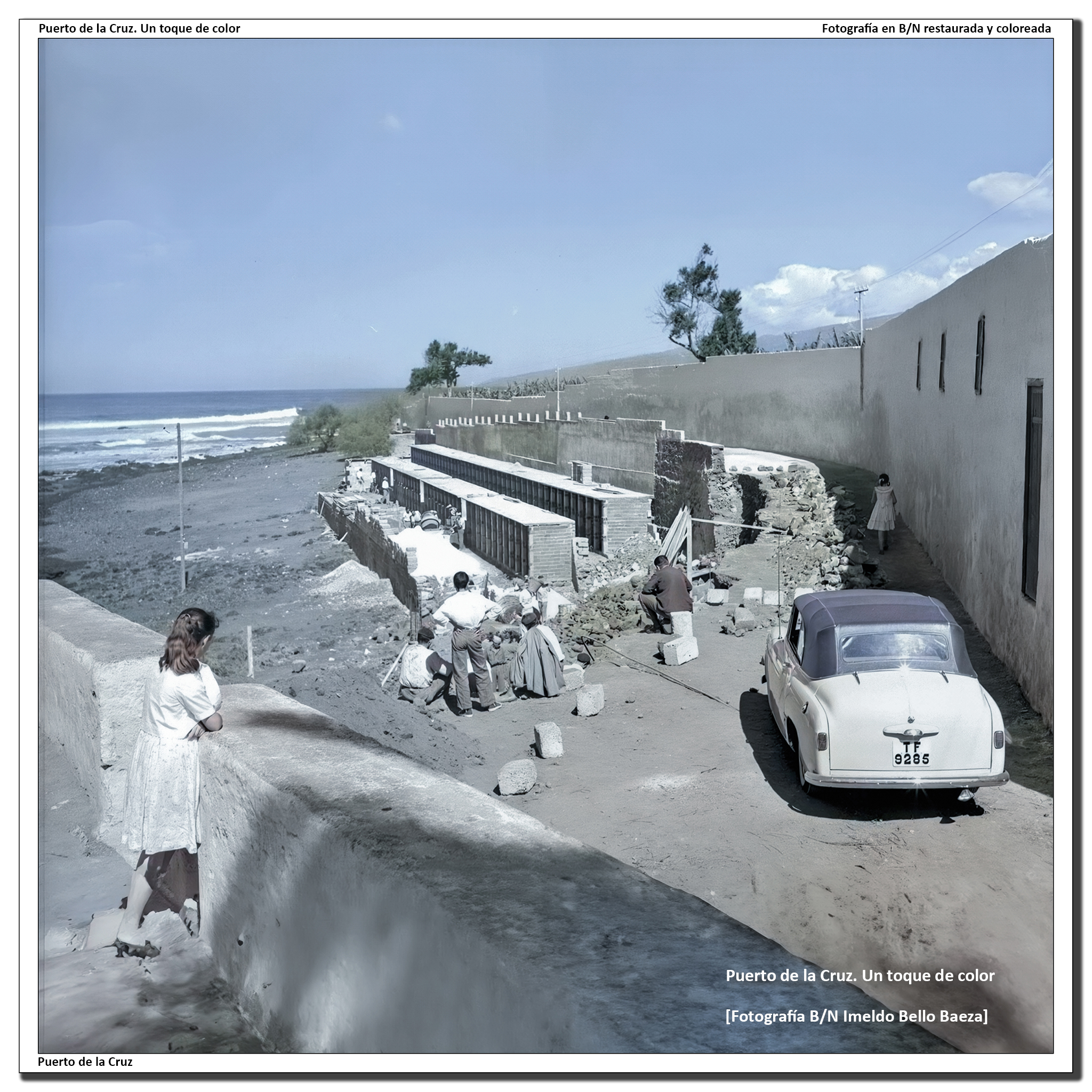 Se inician las obras de los vestuarios de las piscinas de San Telmo – 1957