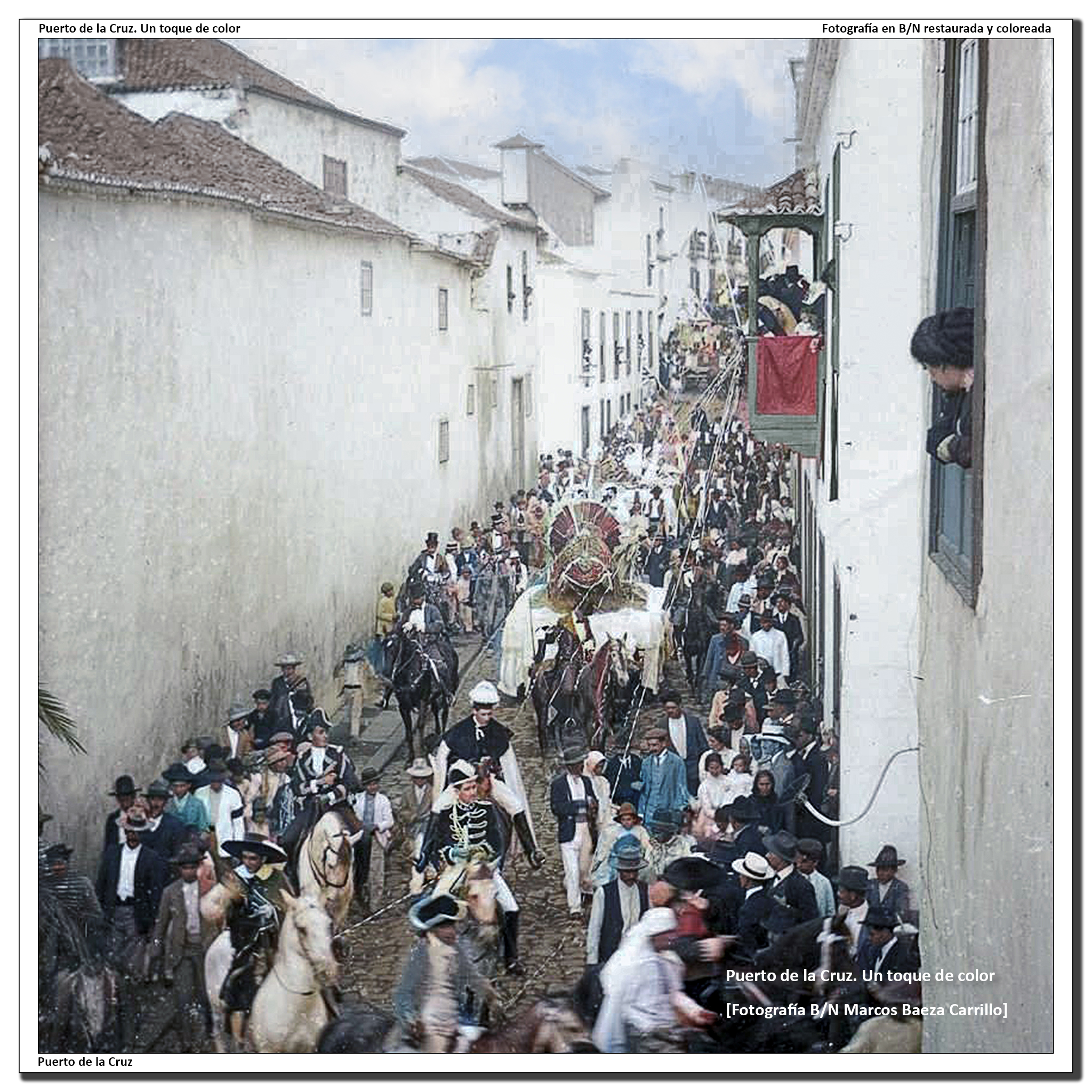 El coso de Carnaval llena de color y alegría la calle Quintana – 1911