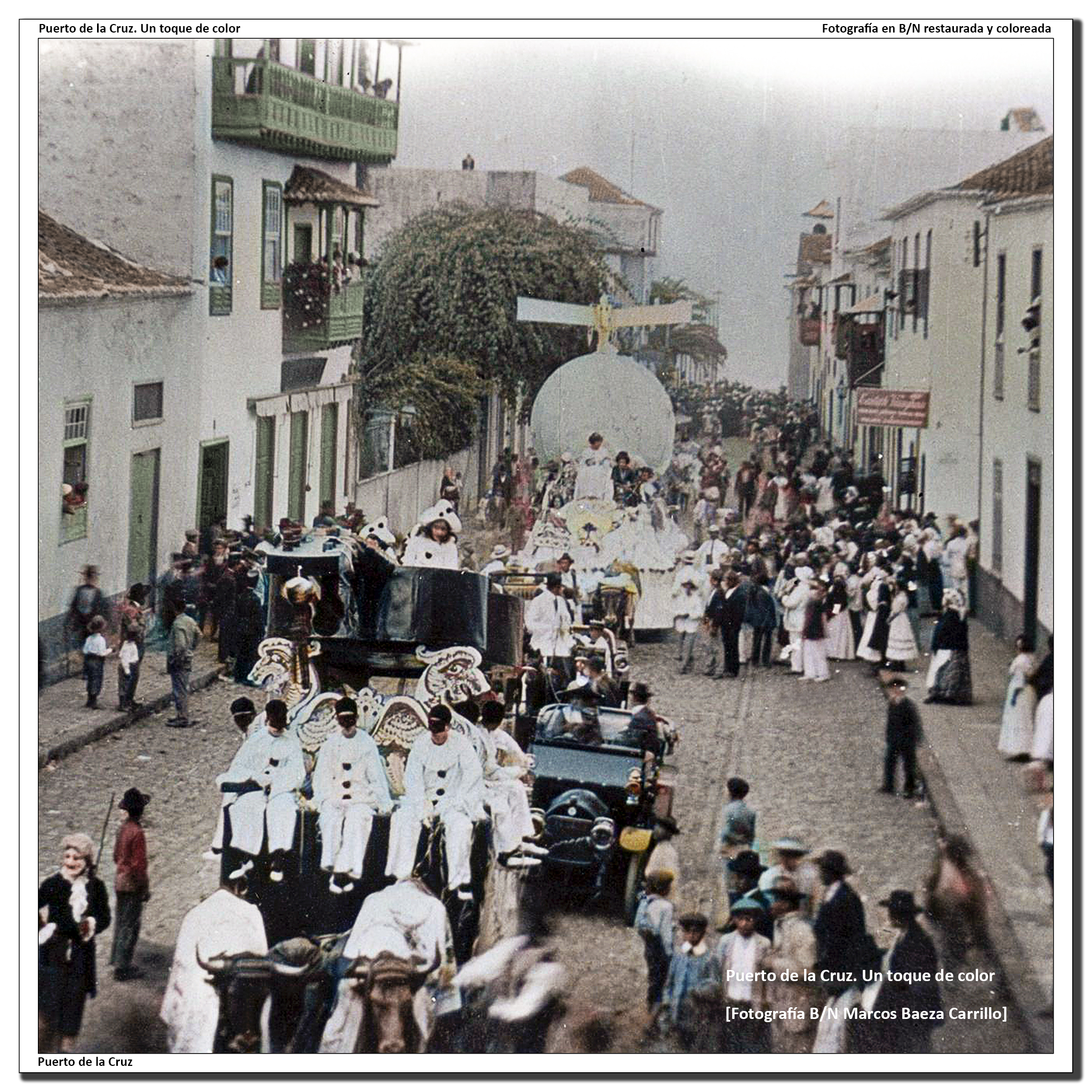 Coso de Carnaval por calle san Juan – 1911