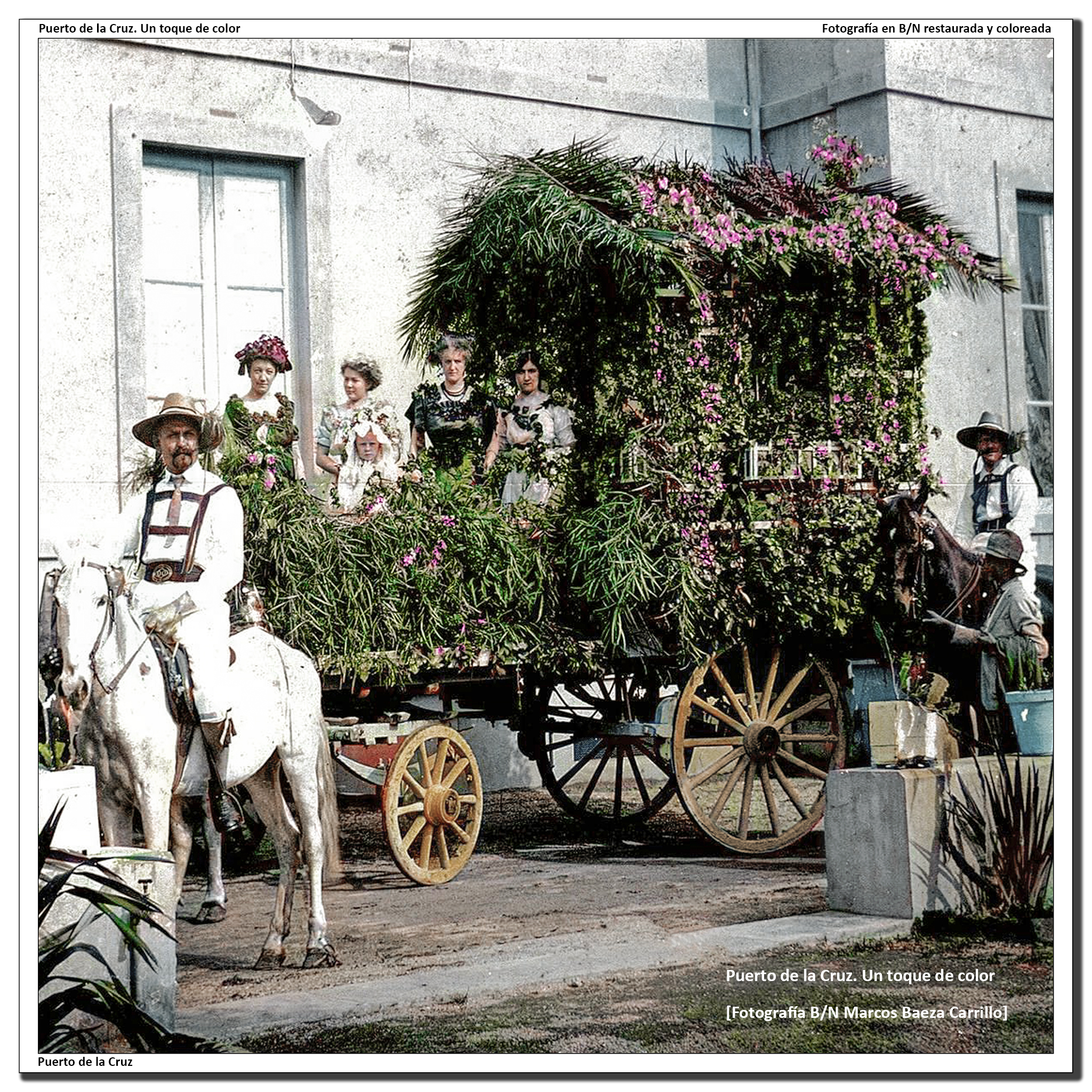Coso de Carnaval: carroza de la colonia alemana – 1911