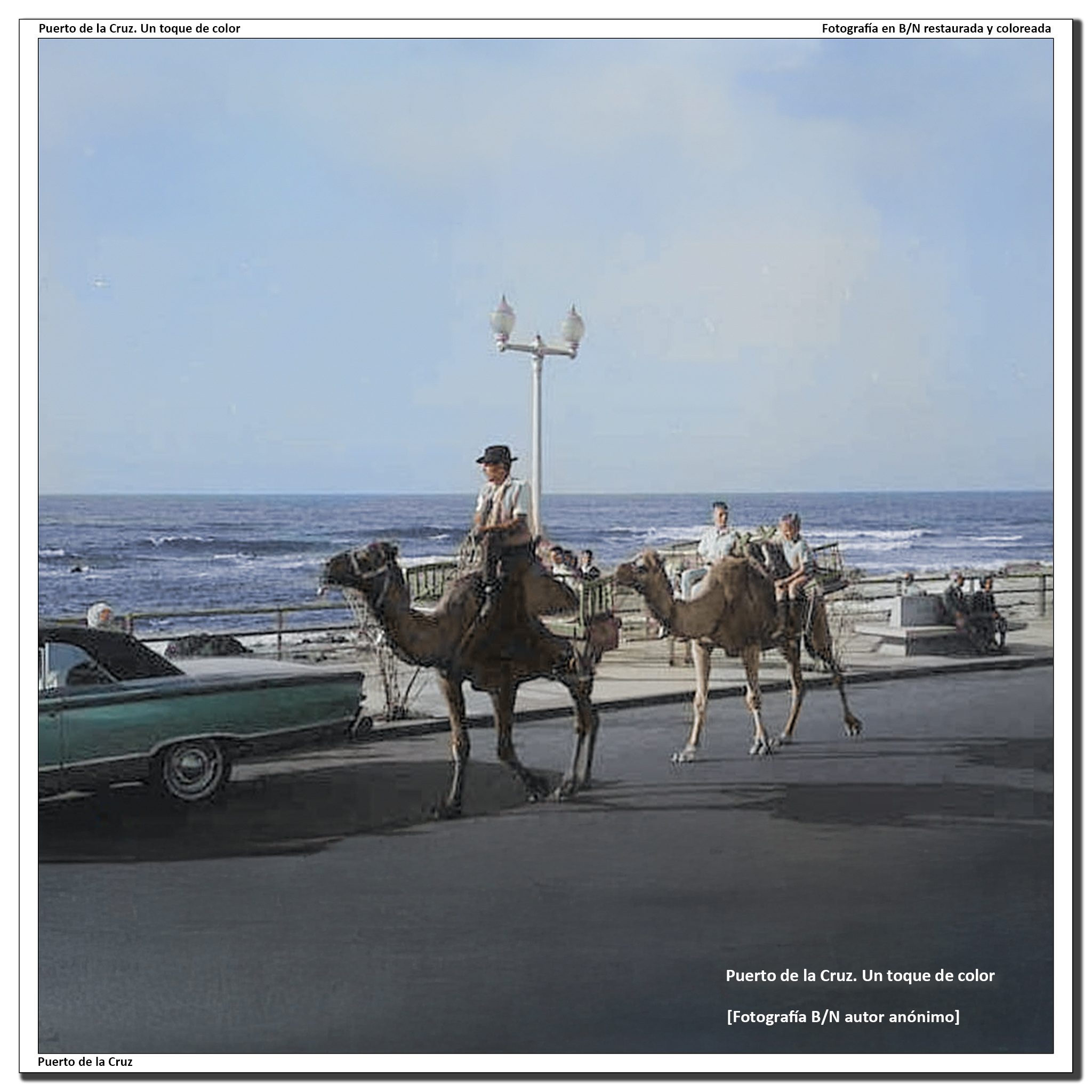 Lázaro paseando turistas – 1966